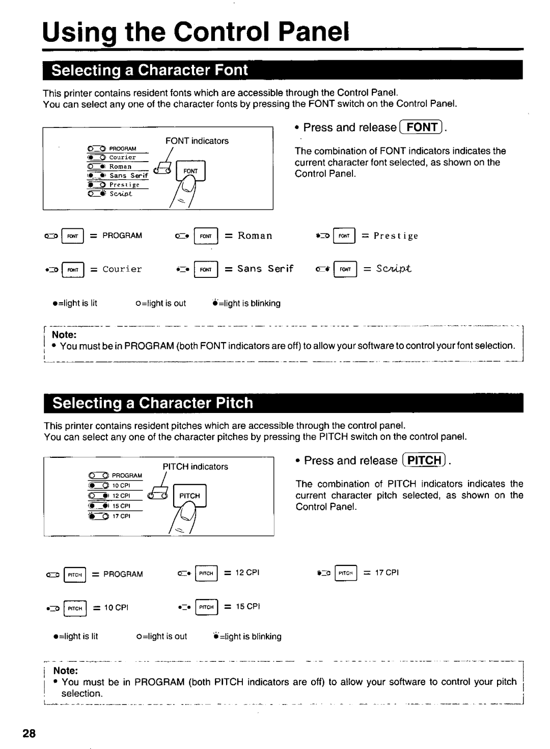 Panasonic KX-P1131 manual 