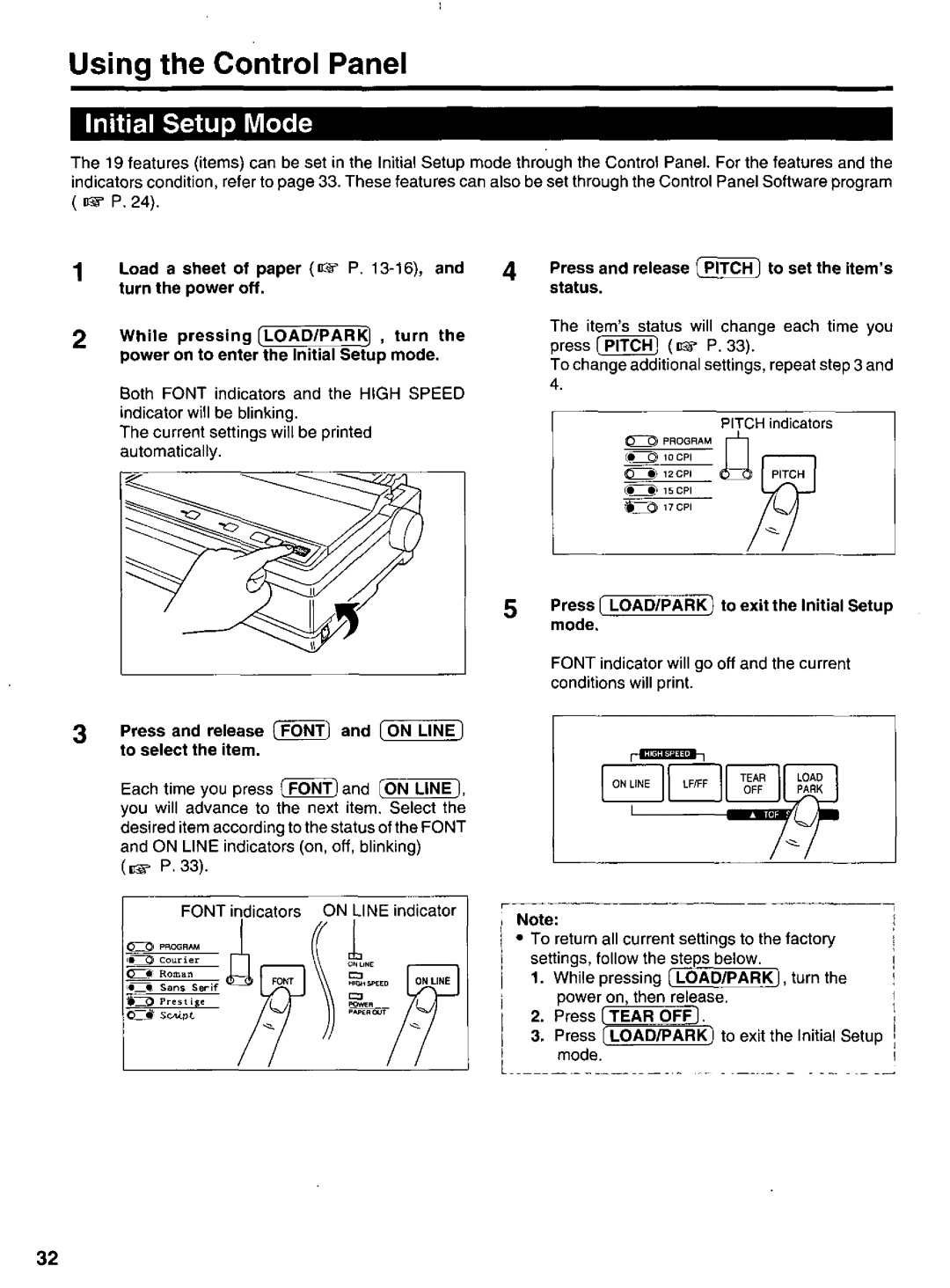 Panasonic KX-P1131 manual 