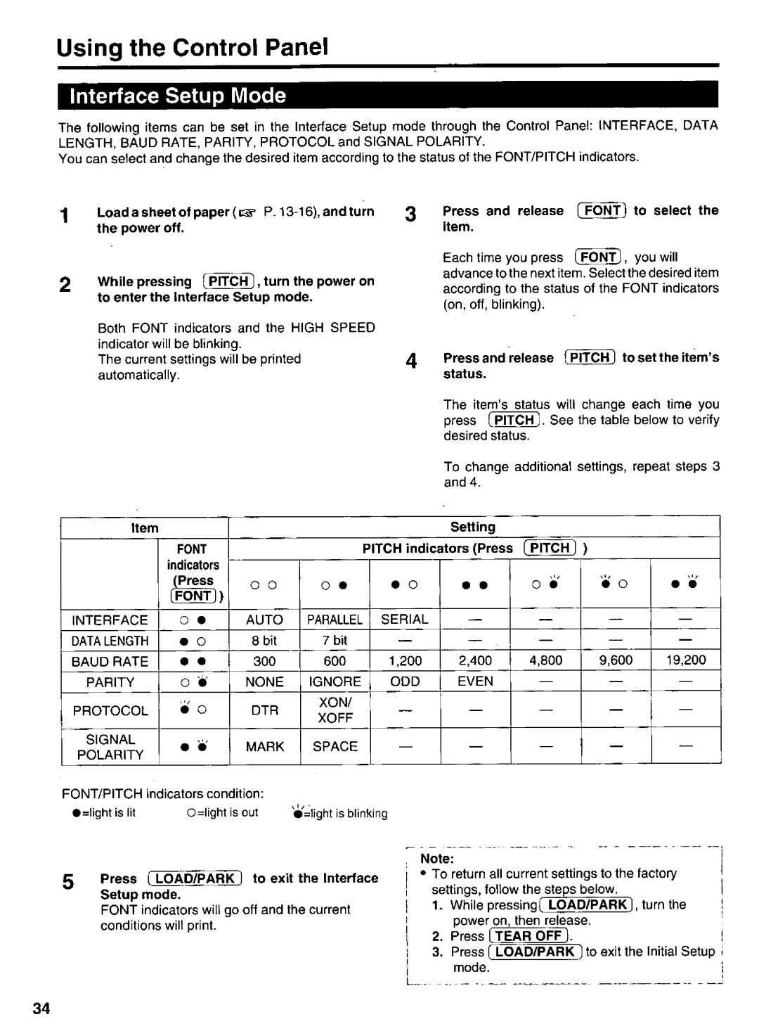 Panasonic KX-P1131 manual 