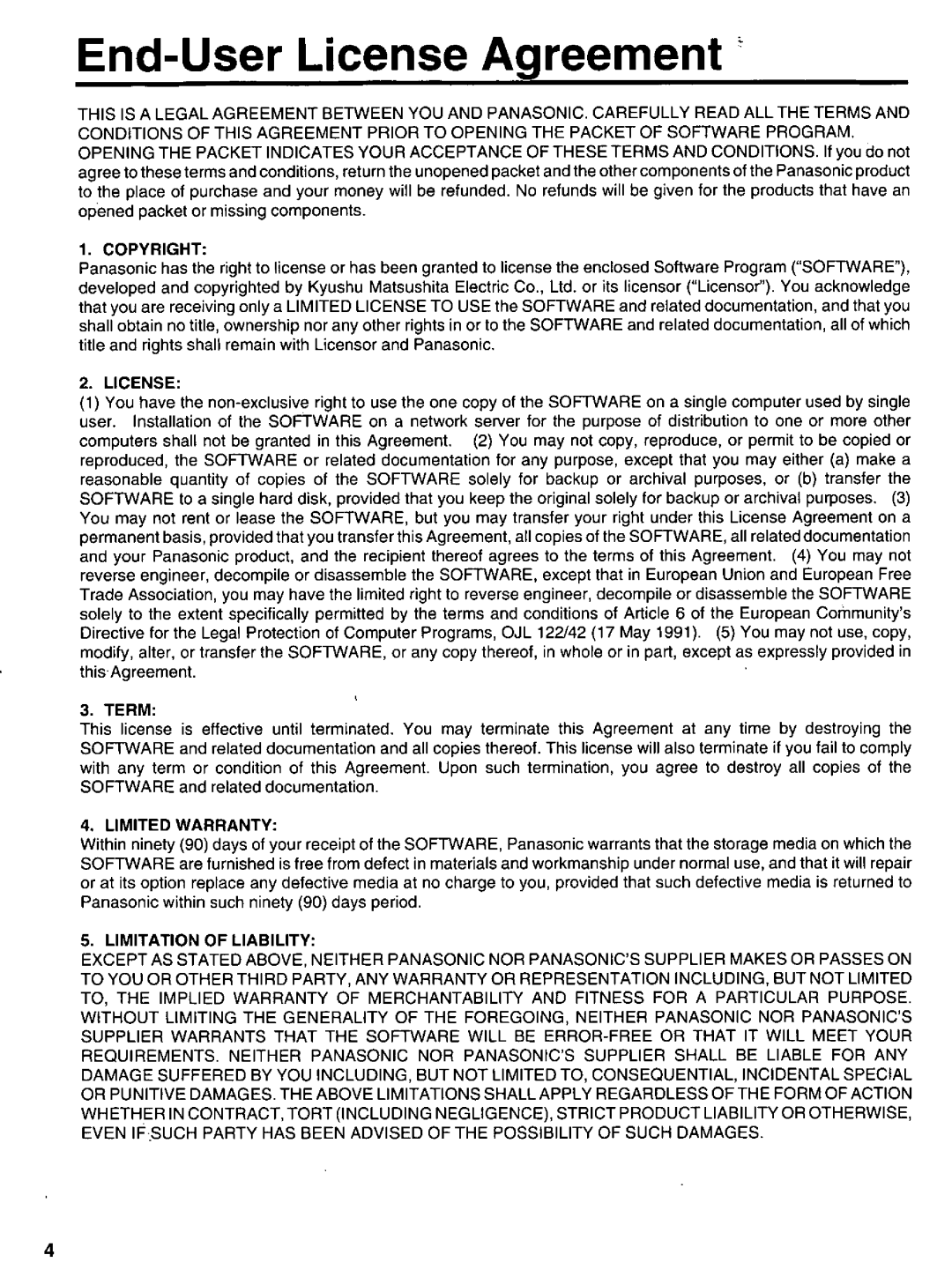 Panasonic KX-P1131 manual 