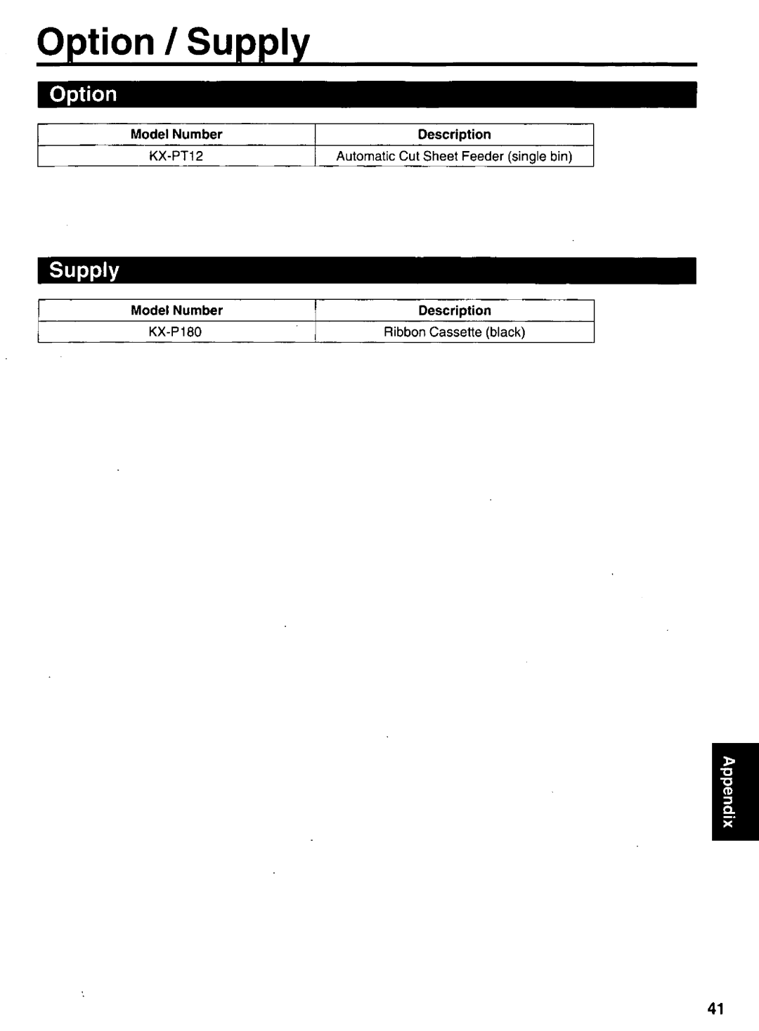 Panasonic KX-P1131 manual 