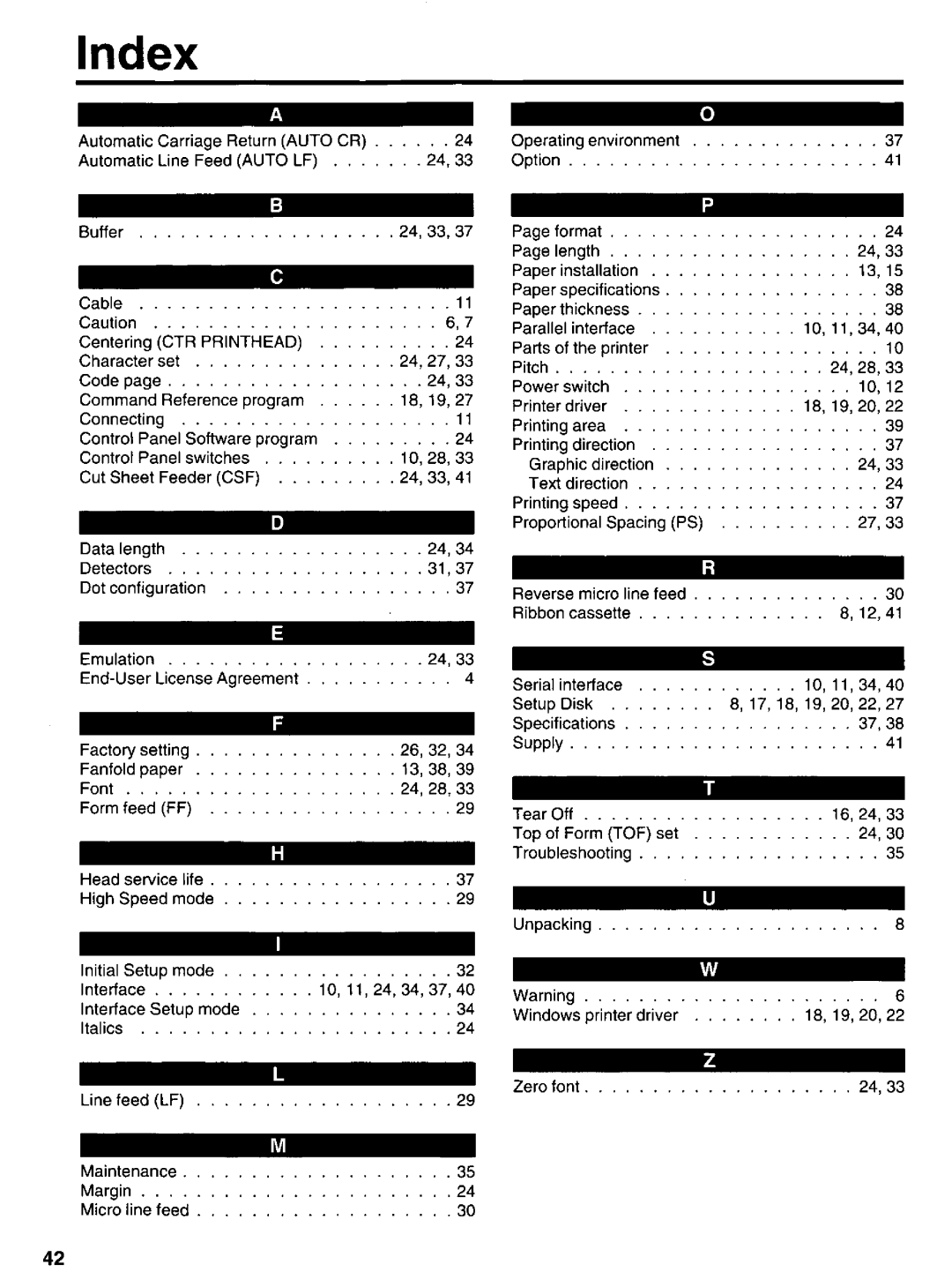 Panasonic KX-P1131 manual 