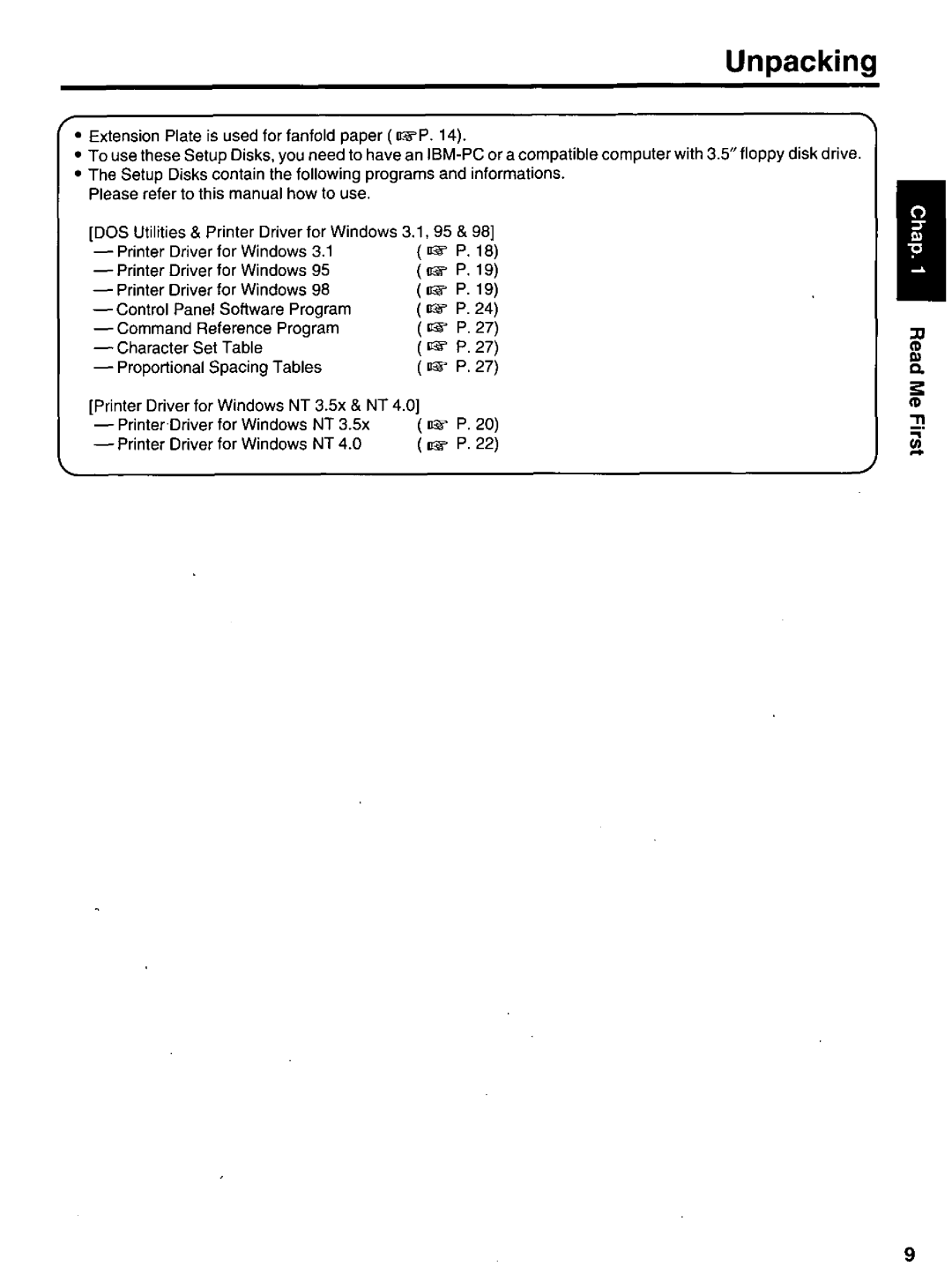 Panasonic KX-P1131 manual 