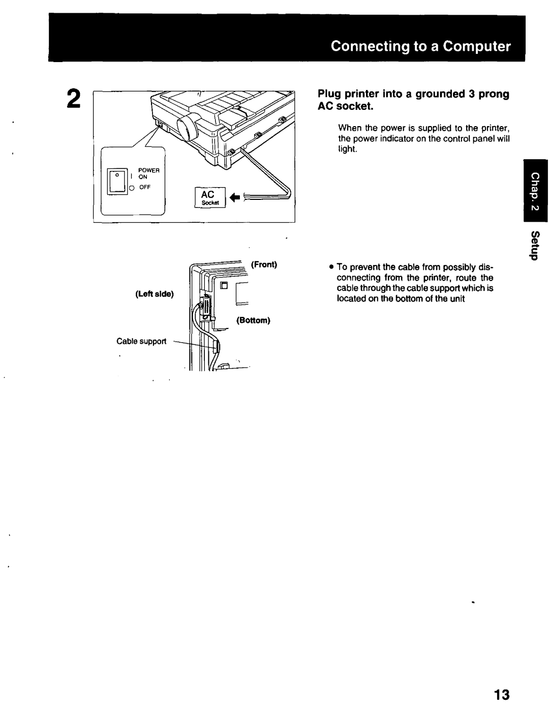 Panasonic KX-P2023 manual 