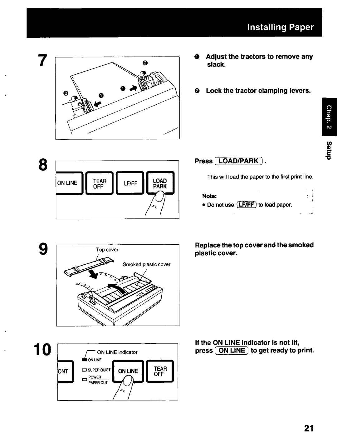 Panasonic KX-P2023 manual 