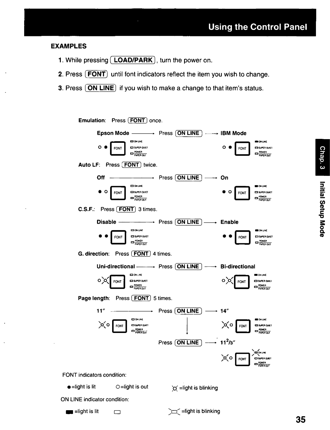 Panasonic KX-P2023 manual 