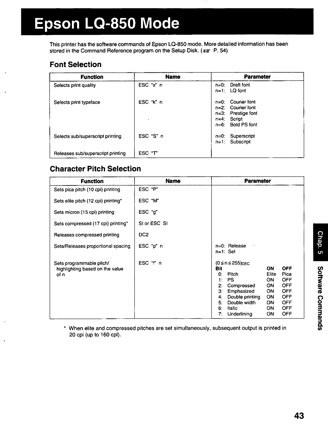 Panasonic KX-P2023 manual 