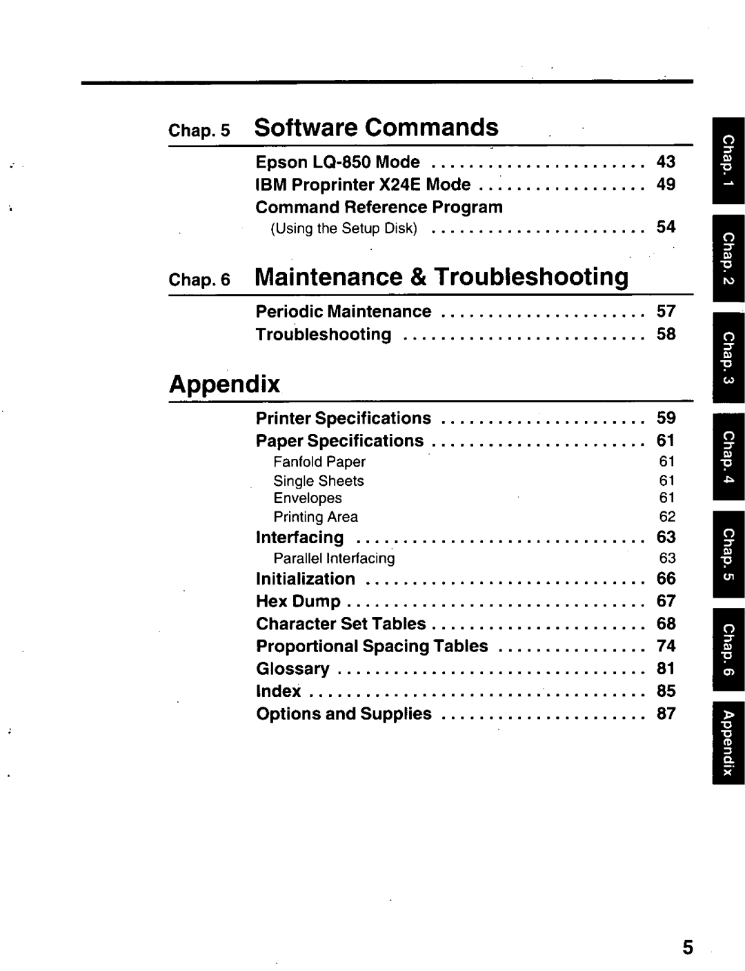 Panasonic KX-P2023 manual 