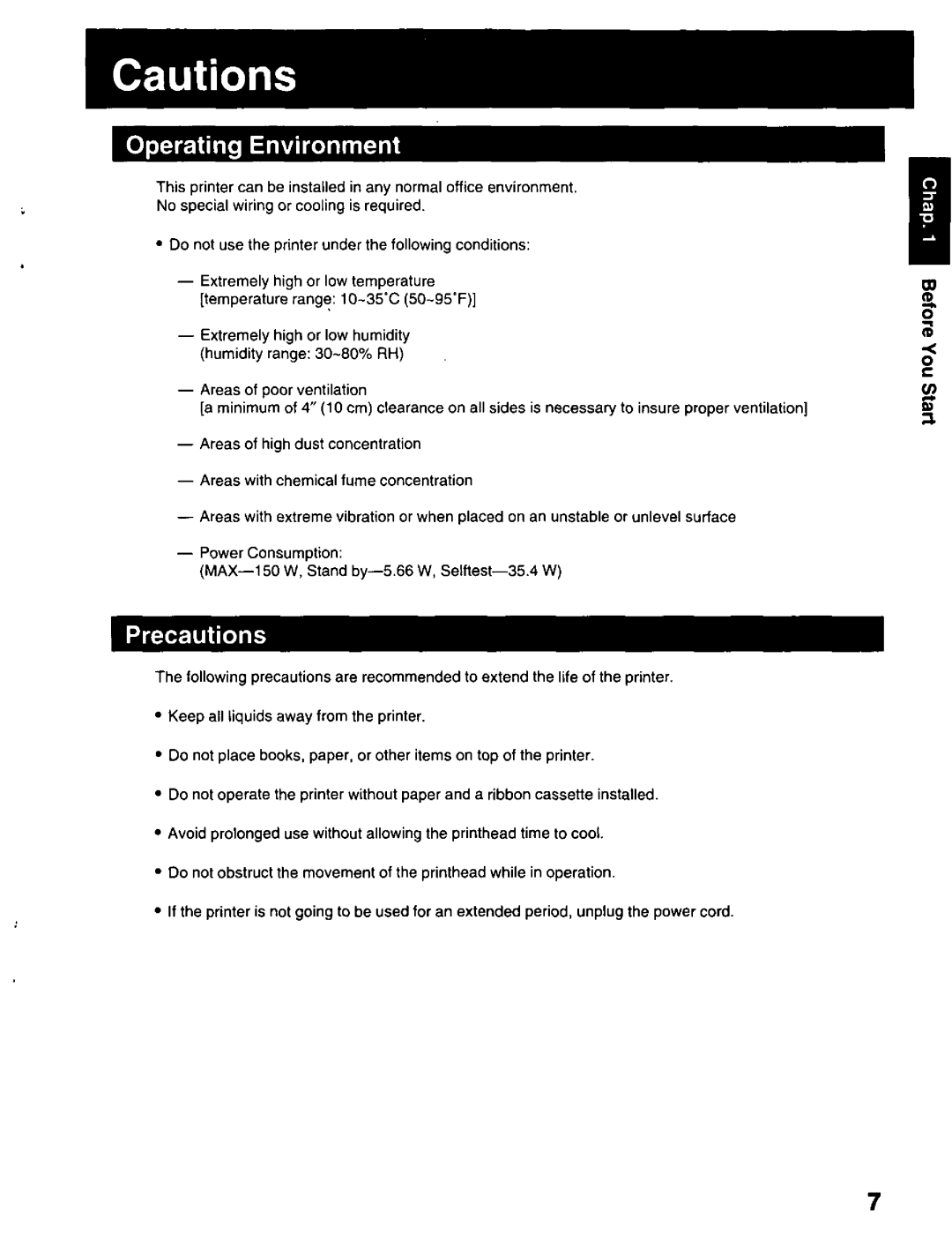 Panasonic KX-P2023 manual 