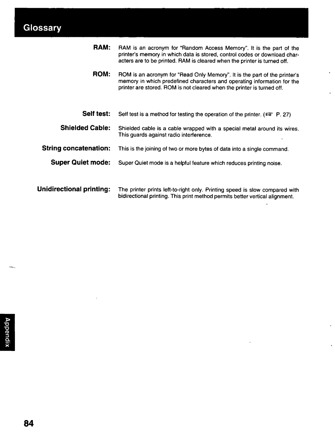 Panasonic KX-P2023 manual 