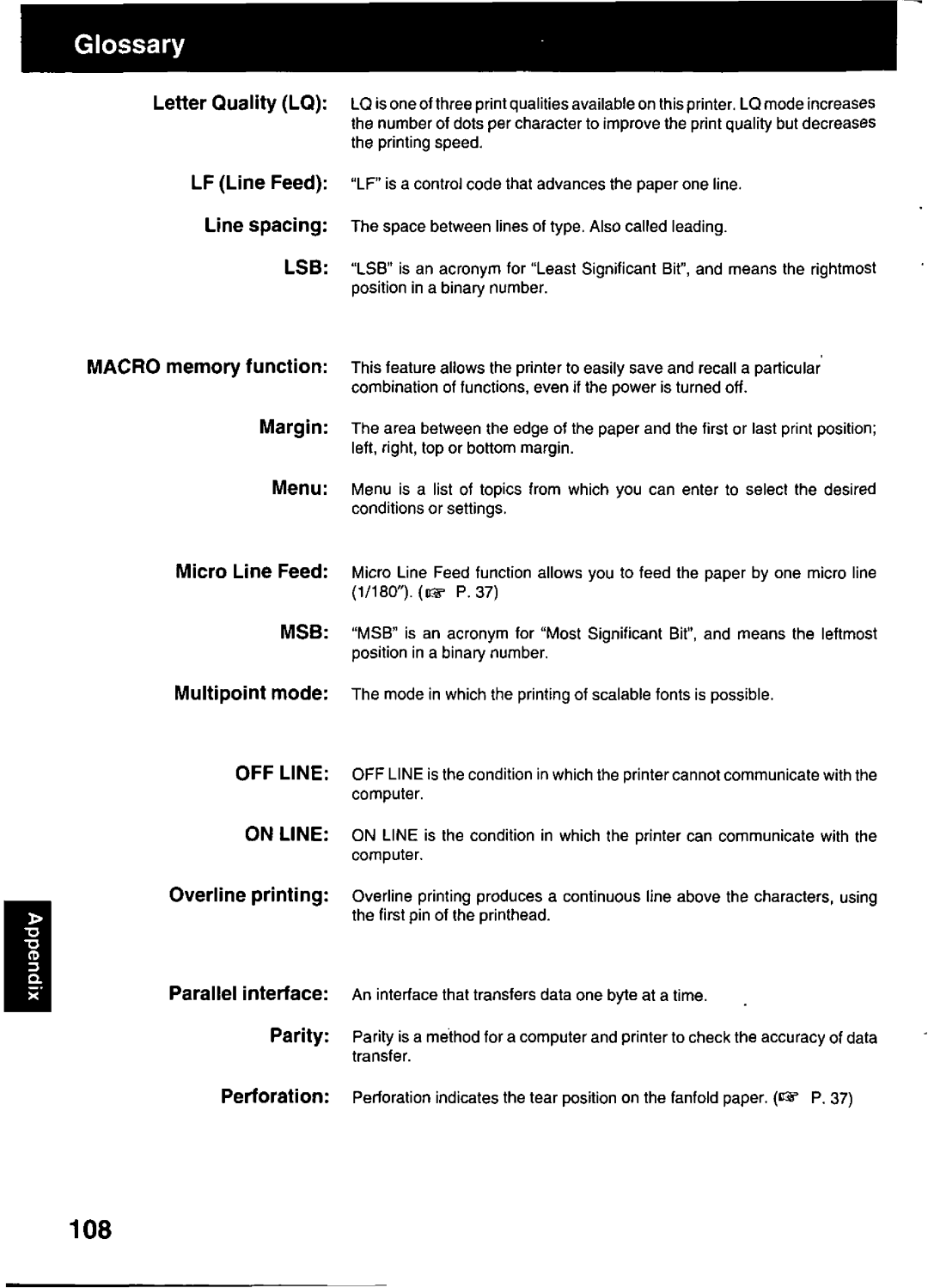 Panasonic KX-P3123 manual 