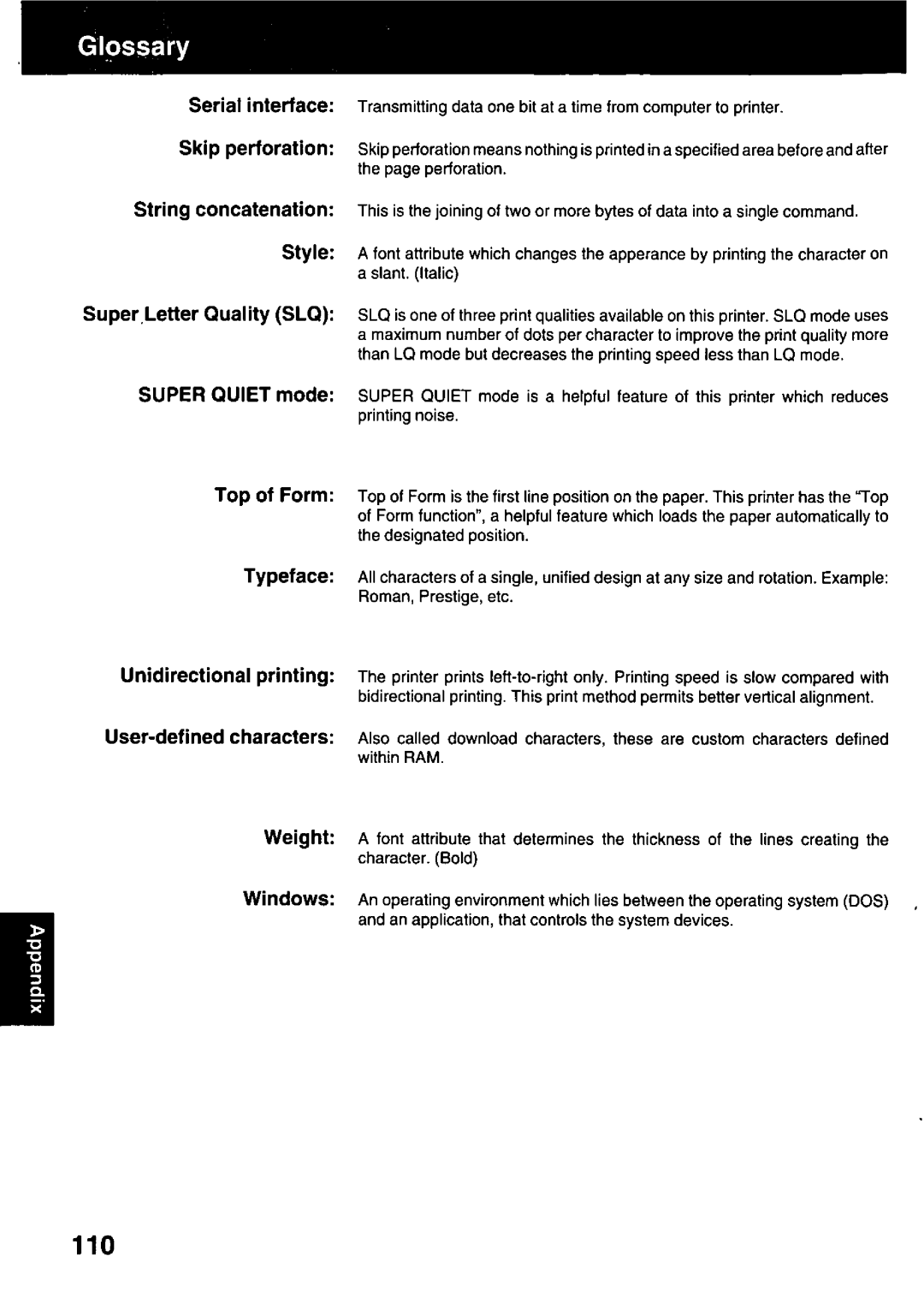 Panasonic KX-P3123 manual 