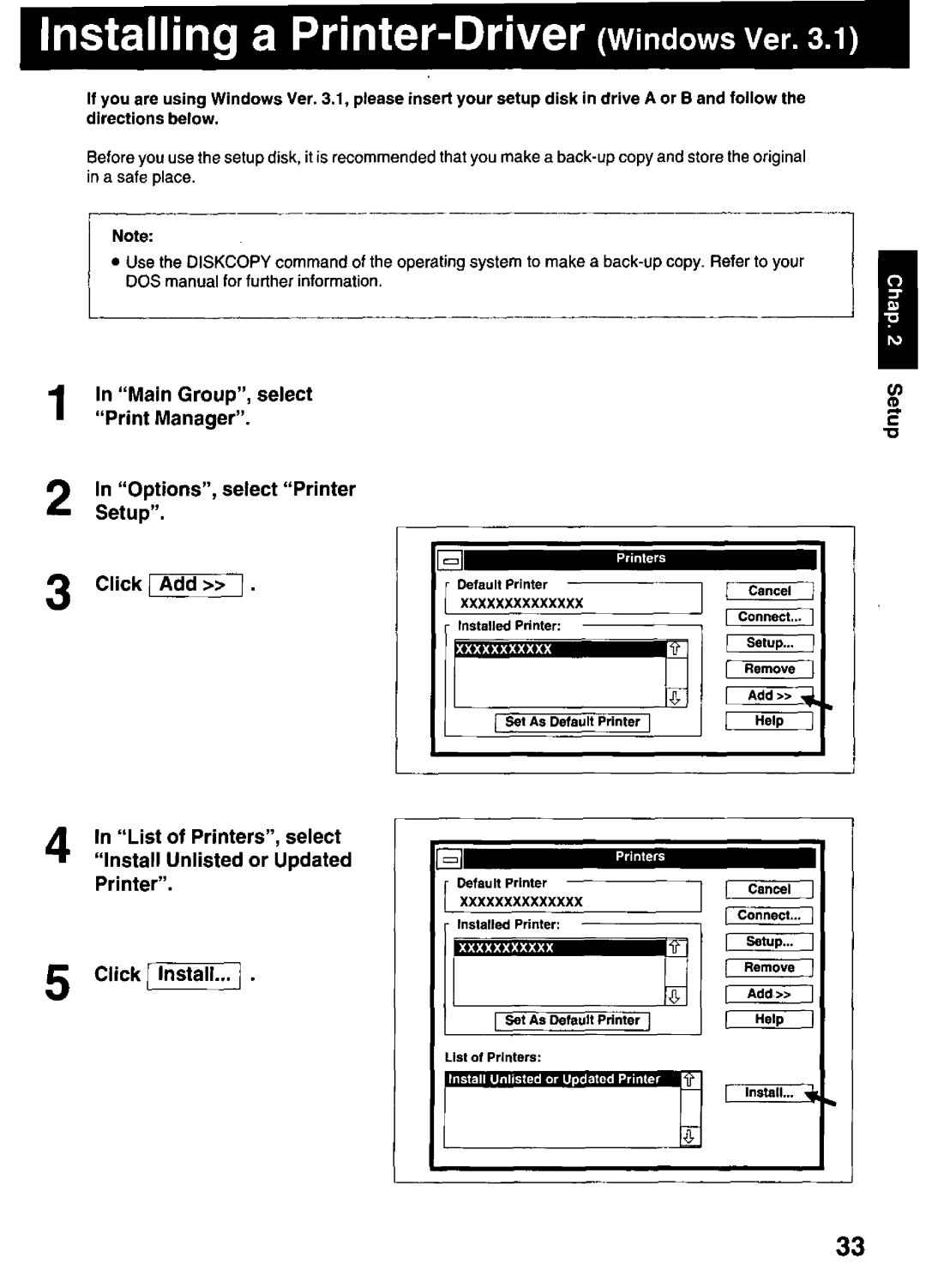 Panasonic KX-P3123 manual 