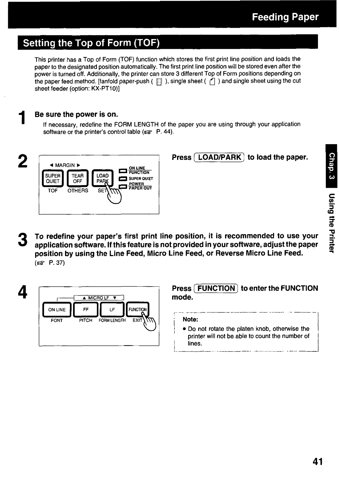 Panasonic KX-P3123 manual 