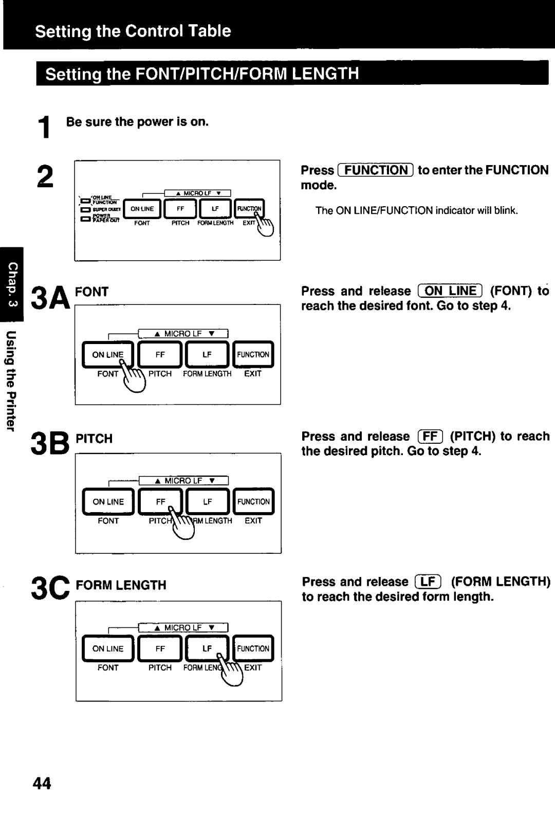 Panasonic KX-P3123 manual 