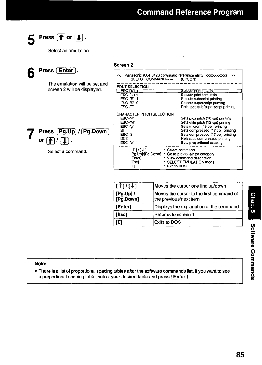 Panasonic KX-P3123 manual 