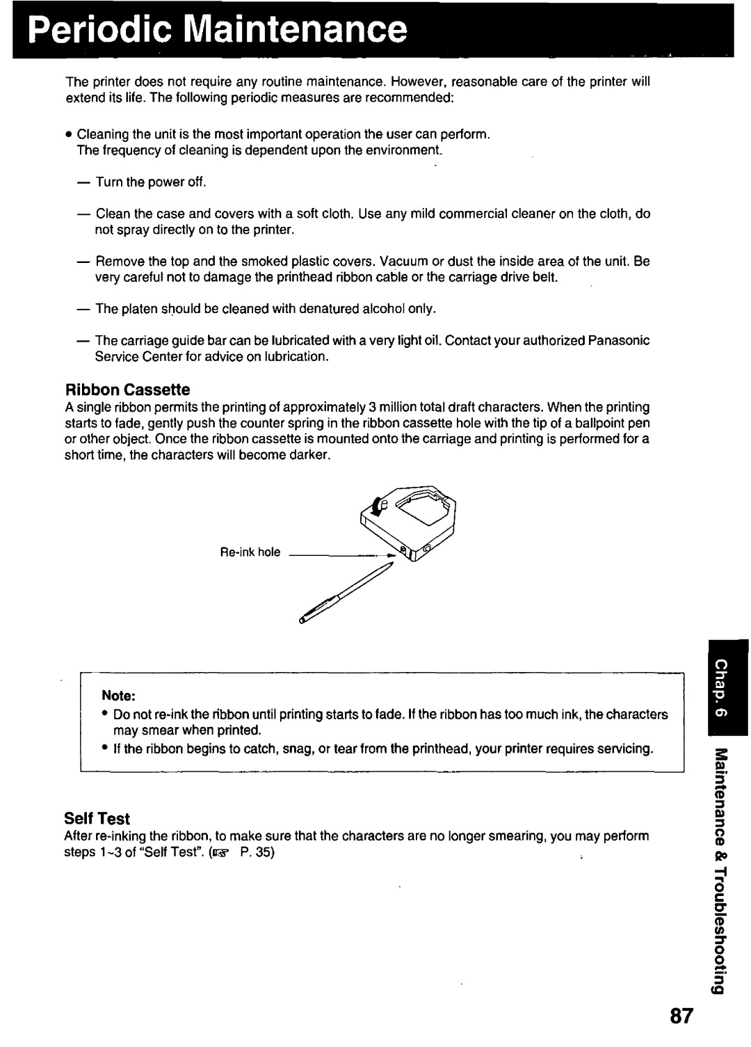 Panasonic KX-P3123 manual 