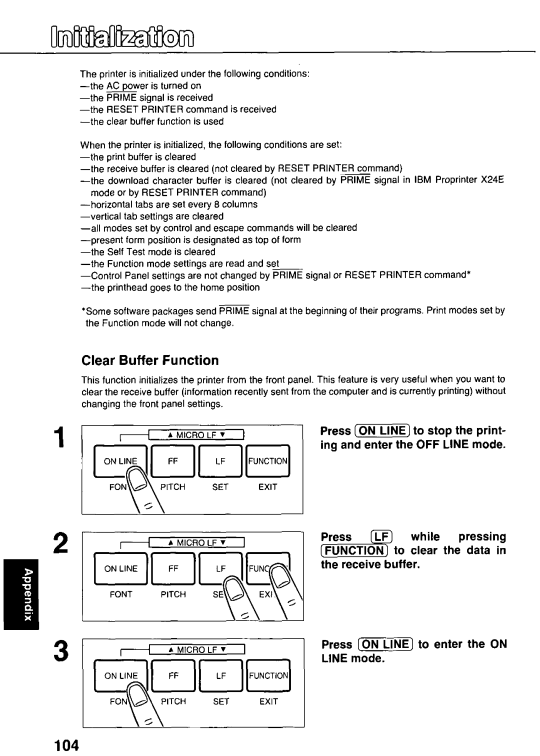 Panasonic KX-P3124 manual 