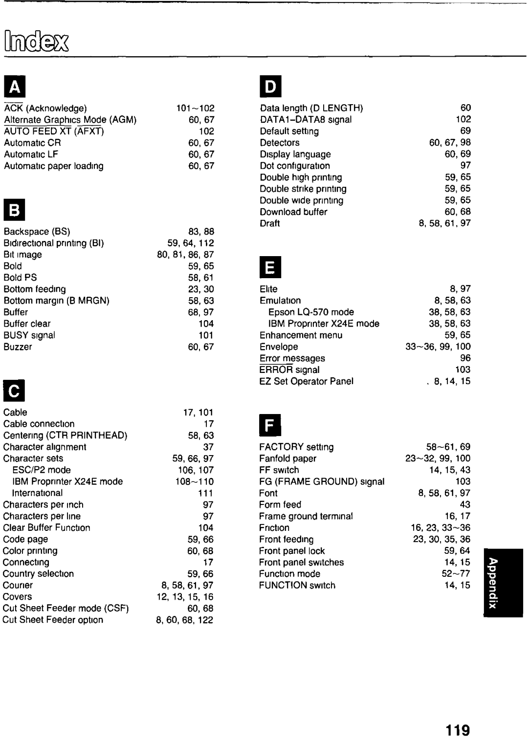 Panasonic KX-P3124 manual 