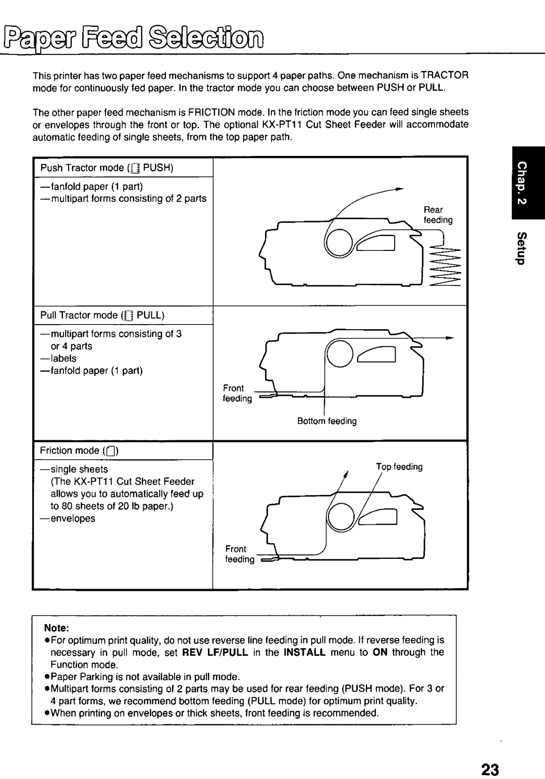 Panasonic KX-P3124 manual 