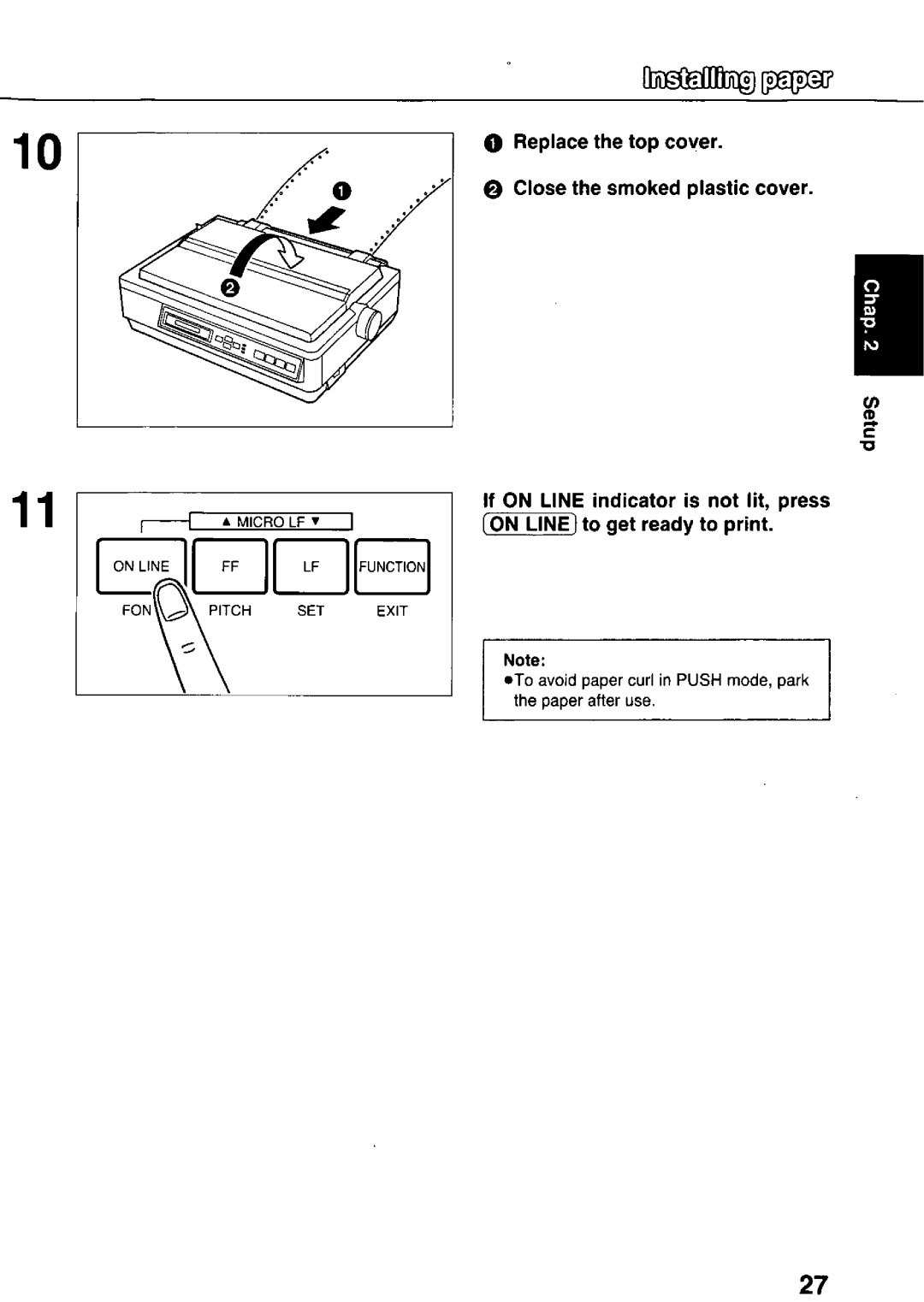 Panasonic KX-P3124 manual 