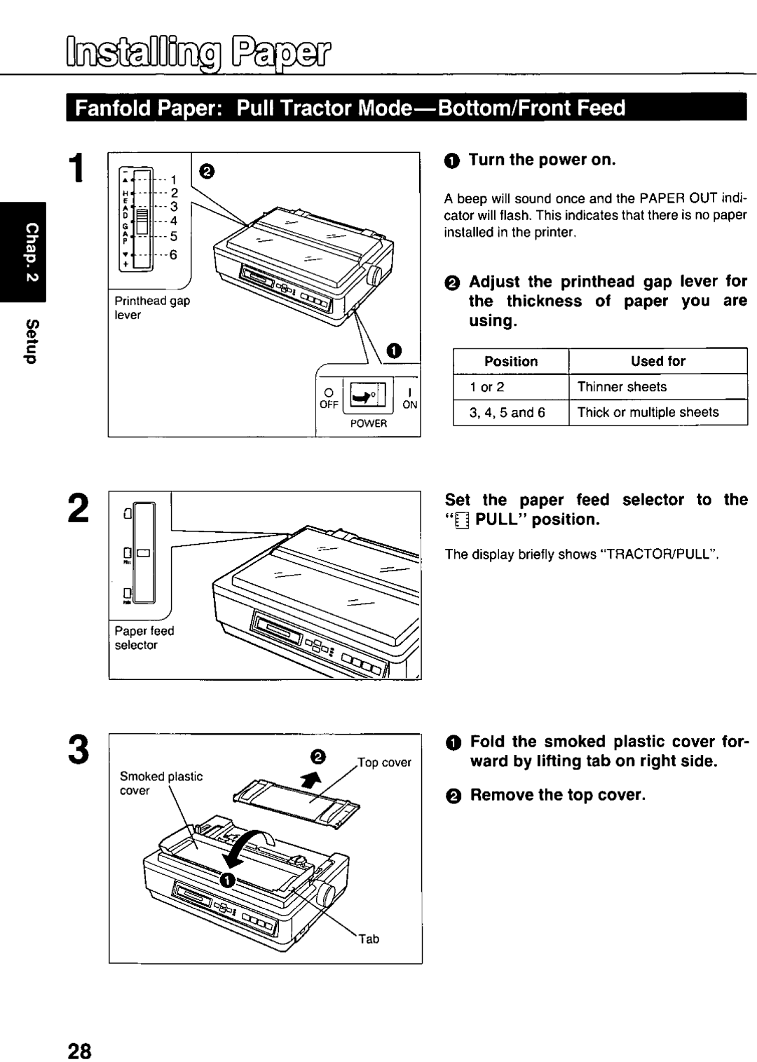 Panasonic KX-P3124 manual 