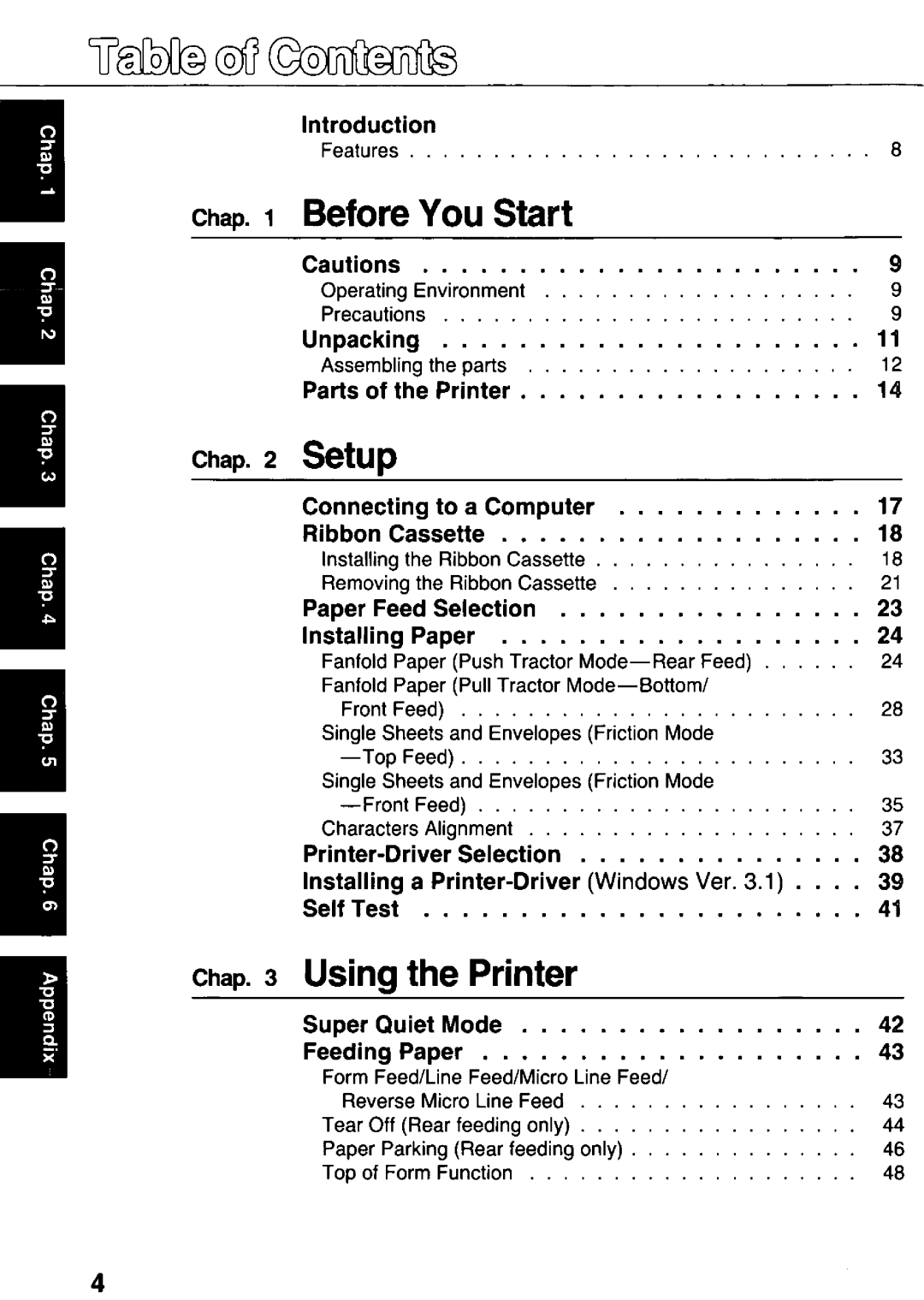 Panasonic KX-P3124 manual 