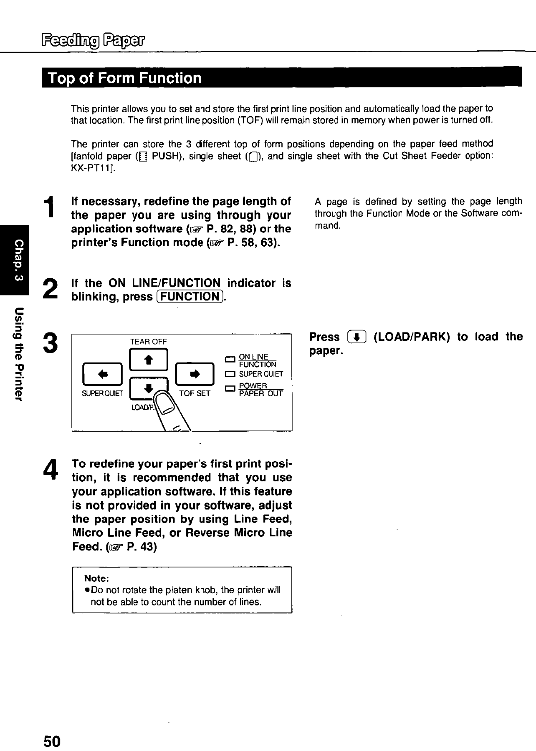 Panasonic KX-P3124 manual 