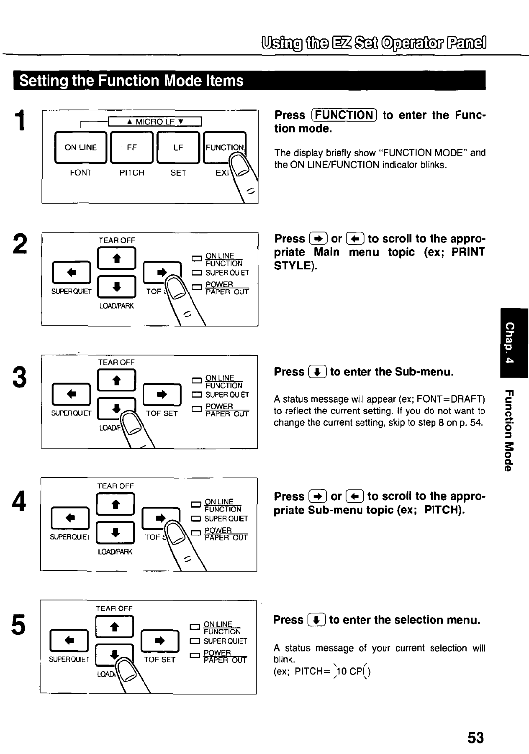 Panasonic KX-P3124 manual 