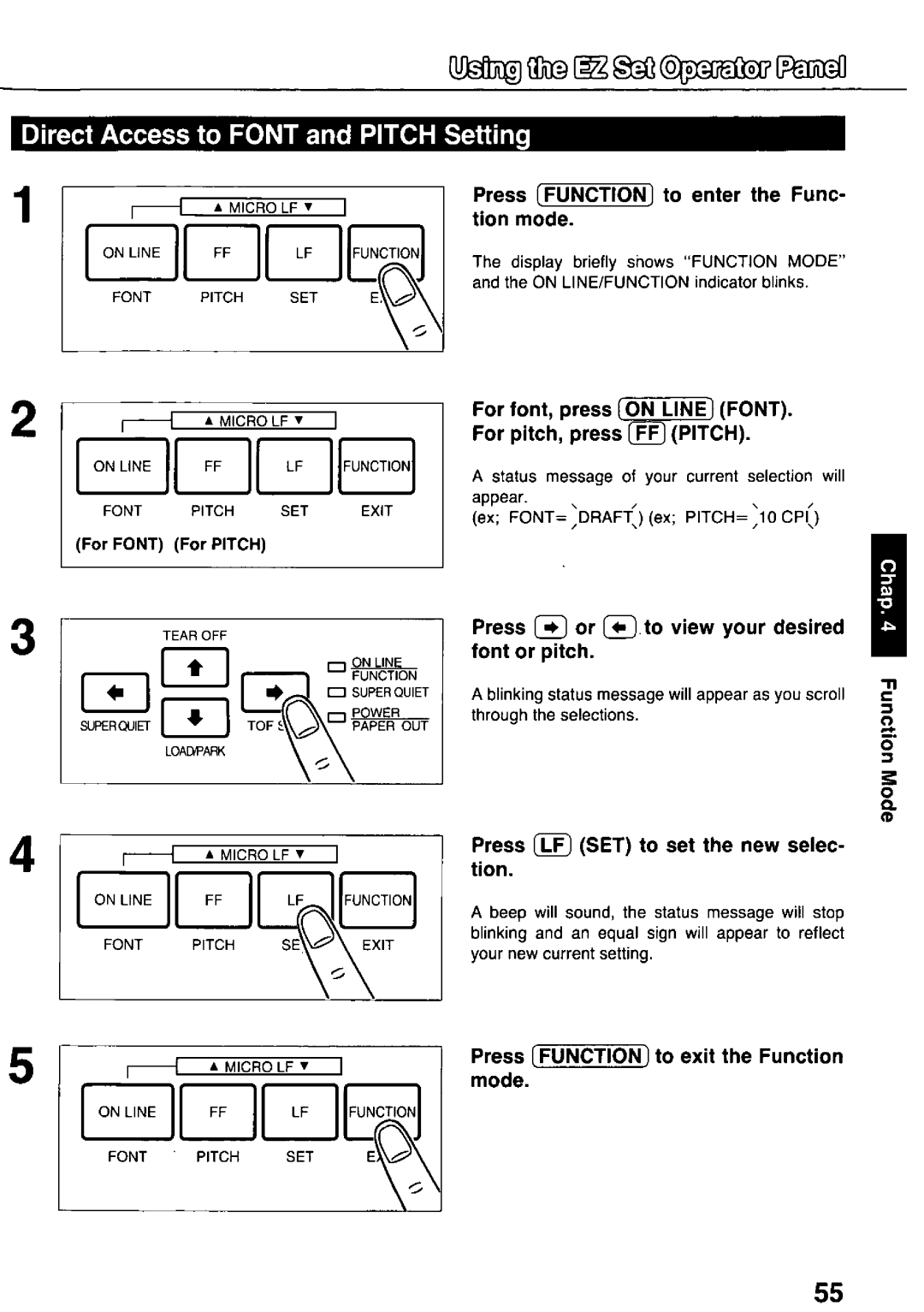 Panasonic KX-P3124 manual 