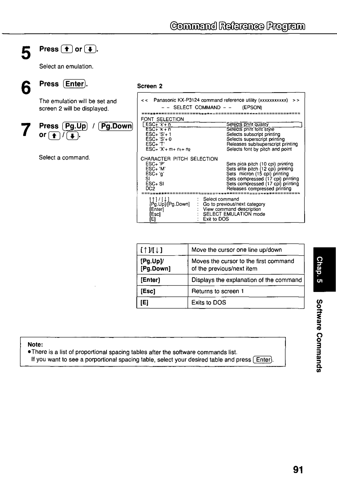 Panasonic KX-P3124 manual 