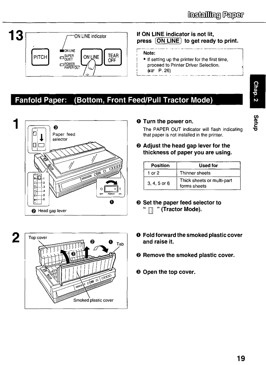 Panasonic KX-P3626 manual 