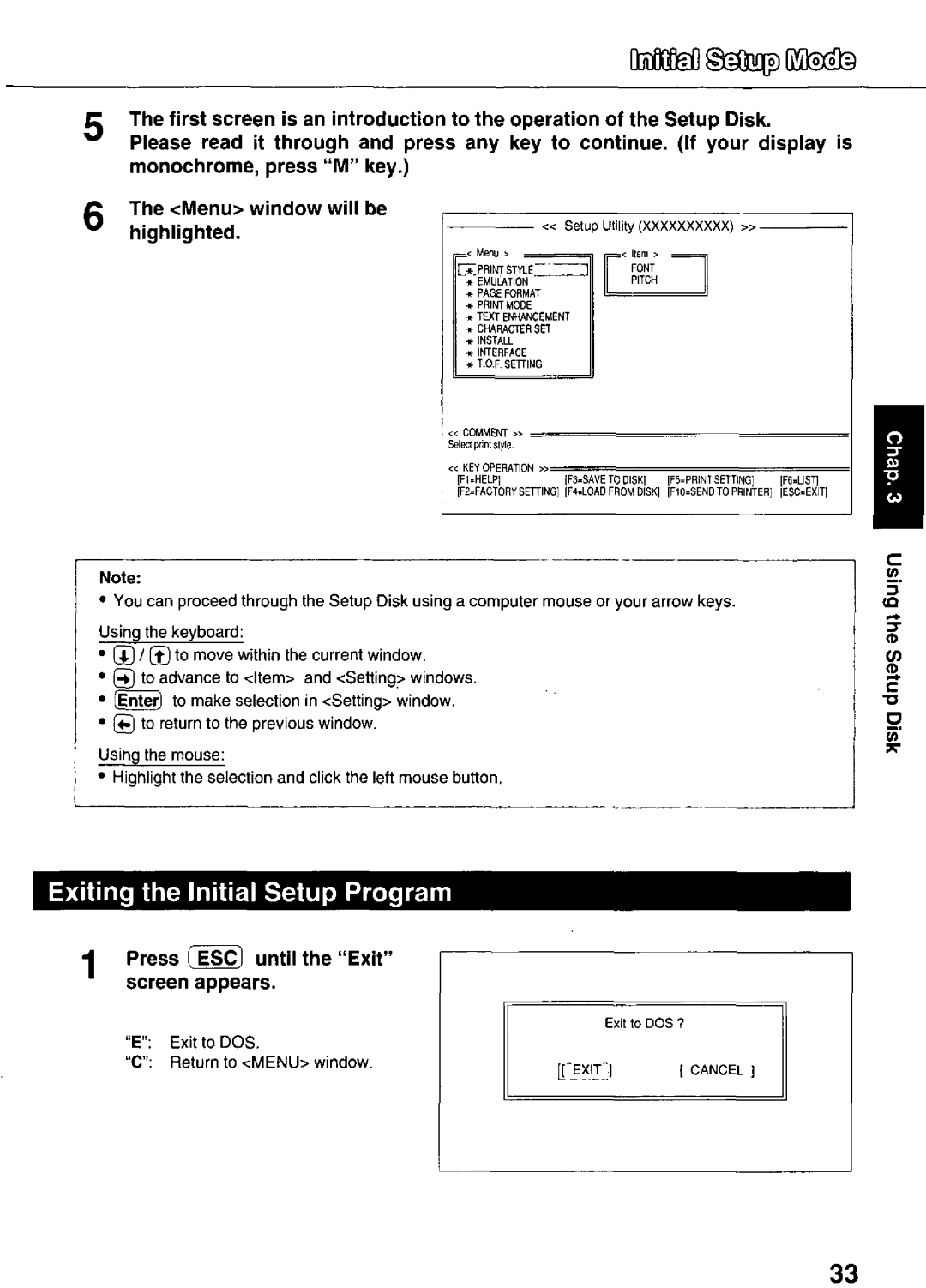 Panasonic KX-P3626 manual 