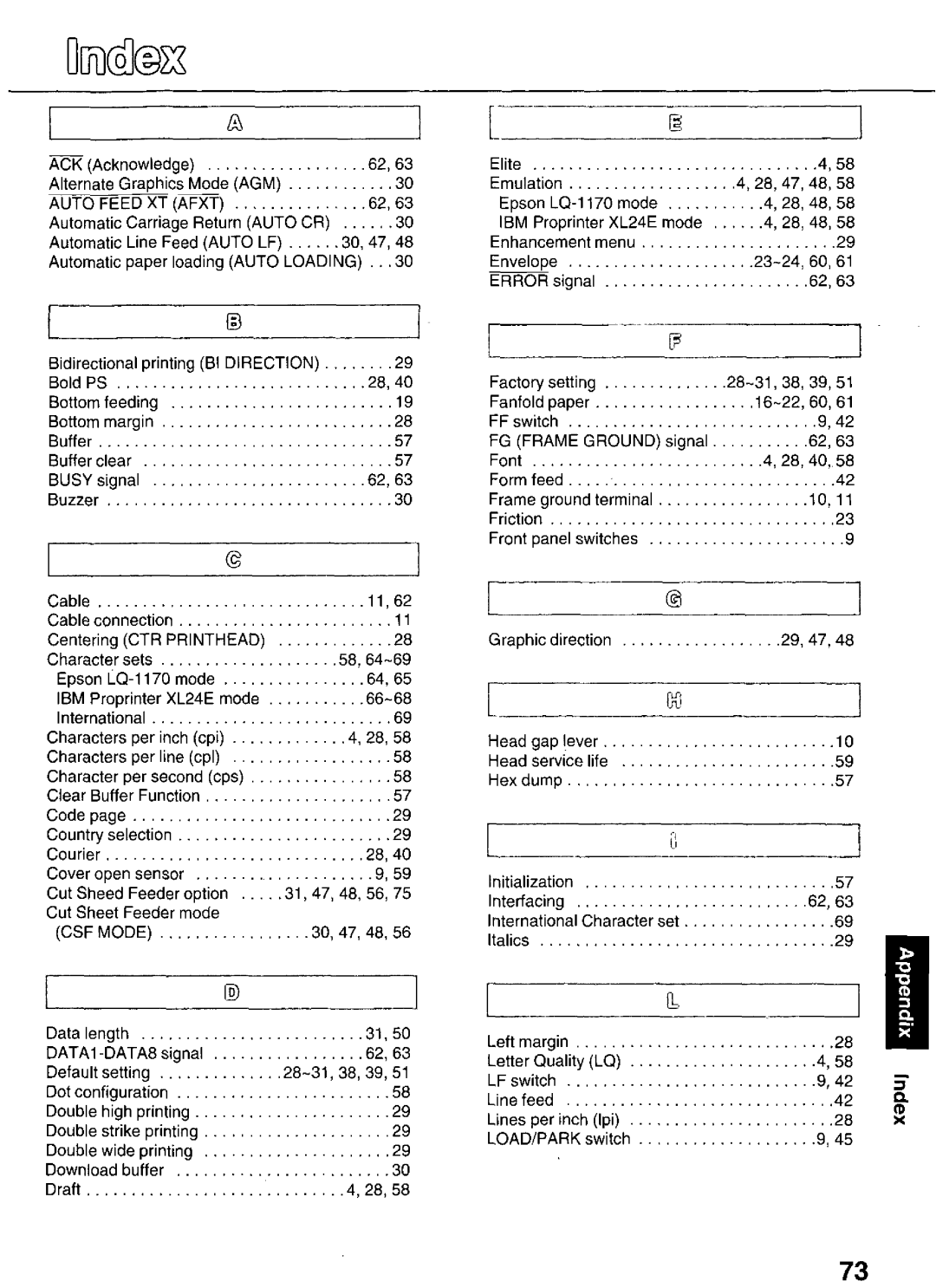 Panasonic KX-P3626 manual 