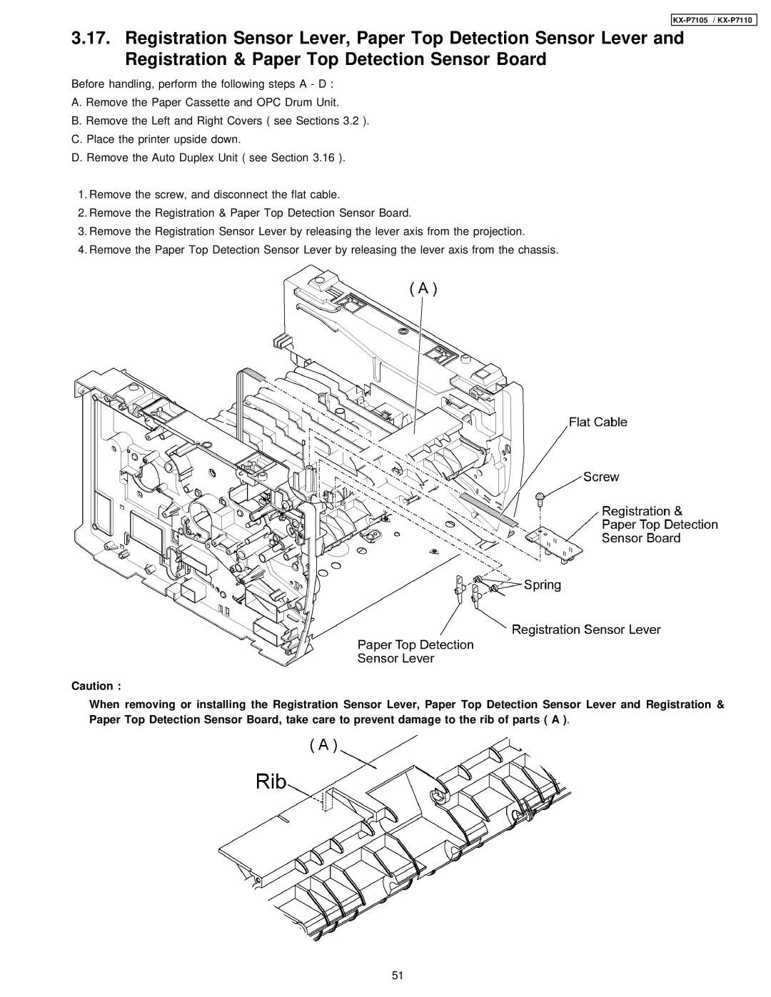 Panasonic manual KX-P7105 / KX-P7110 