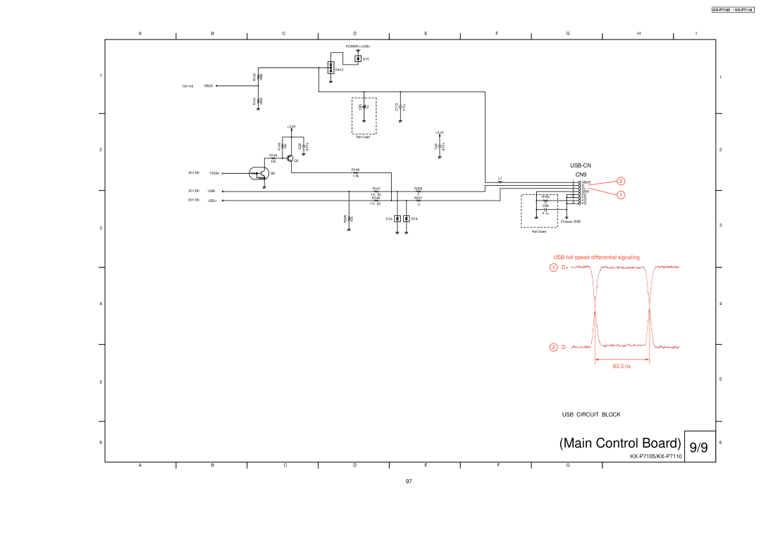 Panasonic KX-P7105, KX-P7110 manual Main Control Board 