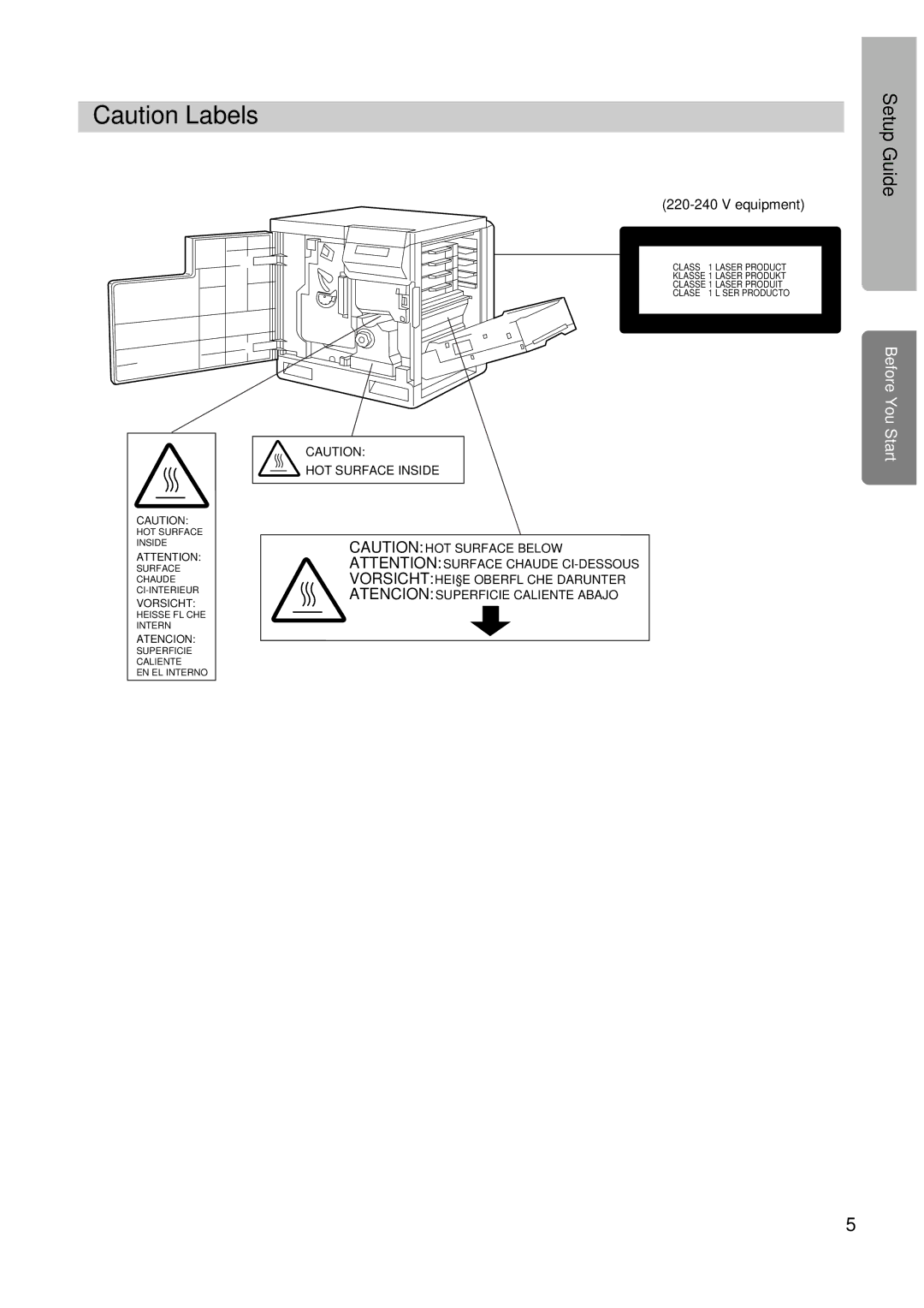 Panasonic KX-P8415 setup guide Setup Guide 