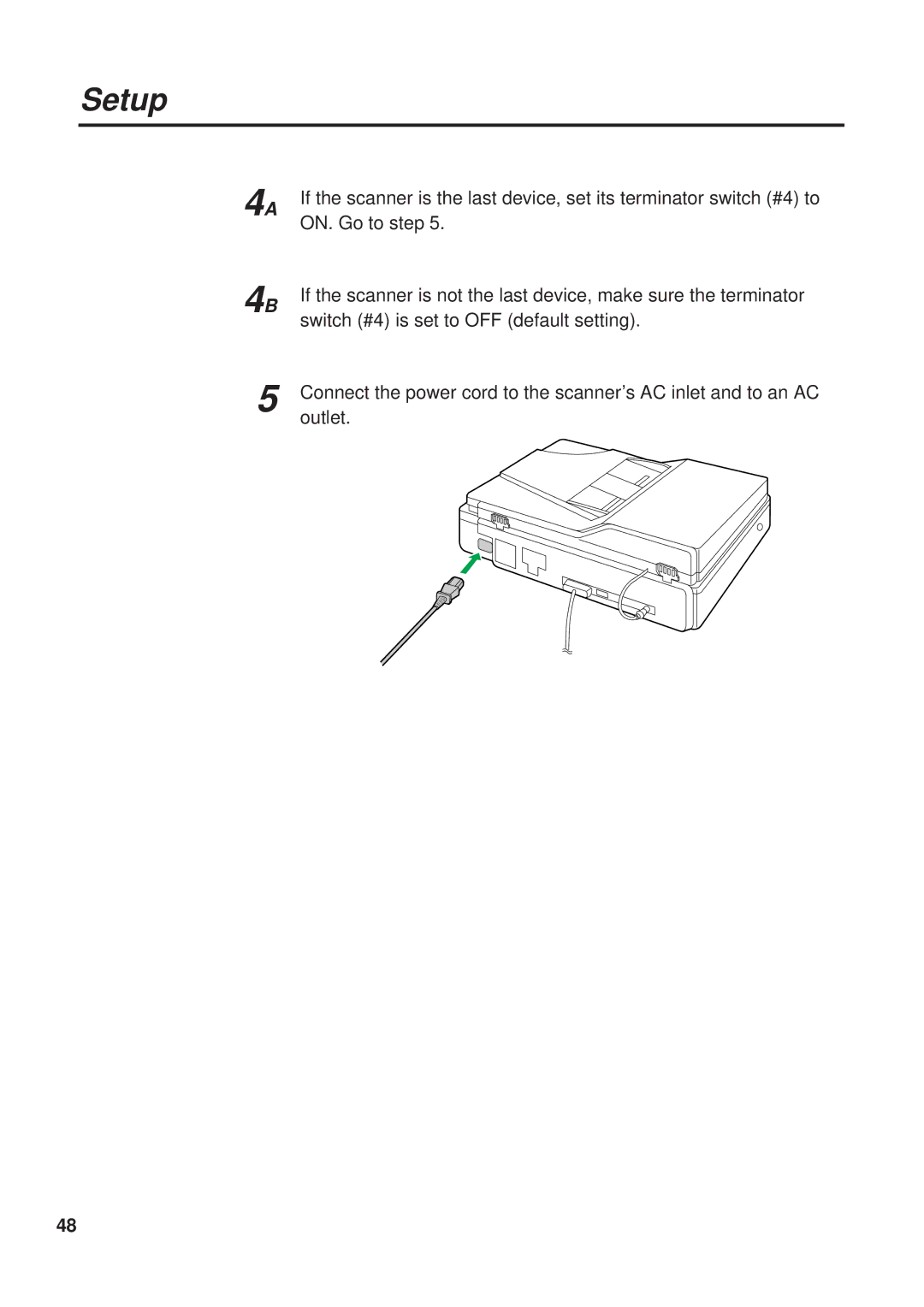 Panasonic KX-PS8000 manual Setup 