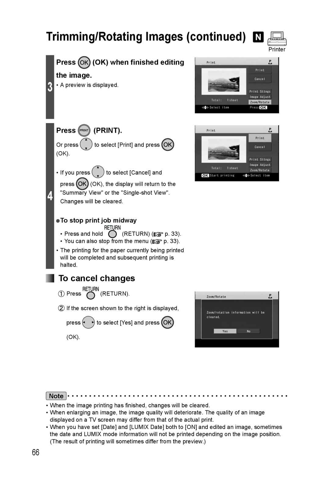 Panasonic KX-PX20M operating instructions Trimming/Rotating Images, Press OK when finished editing the image 