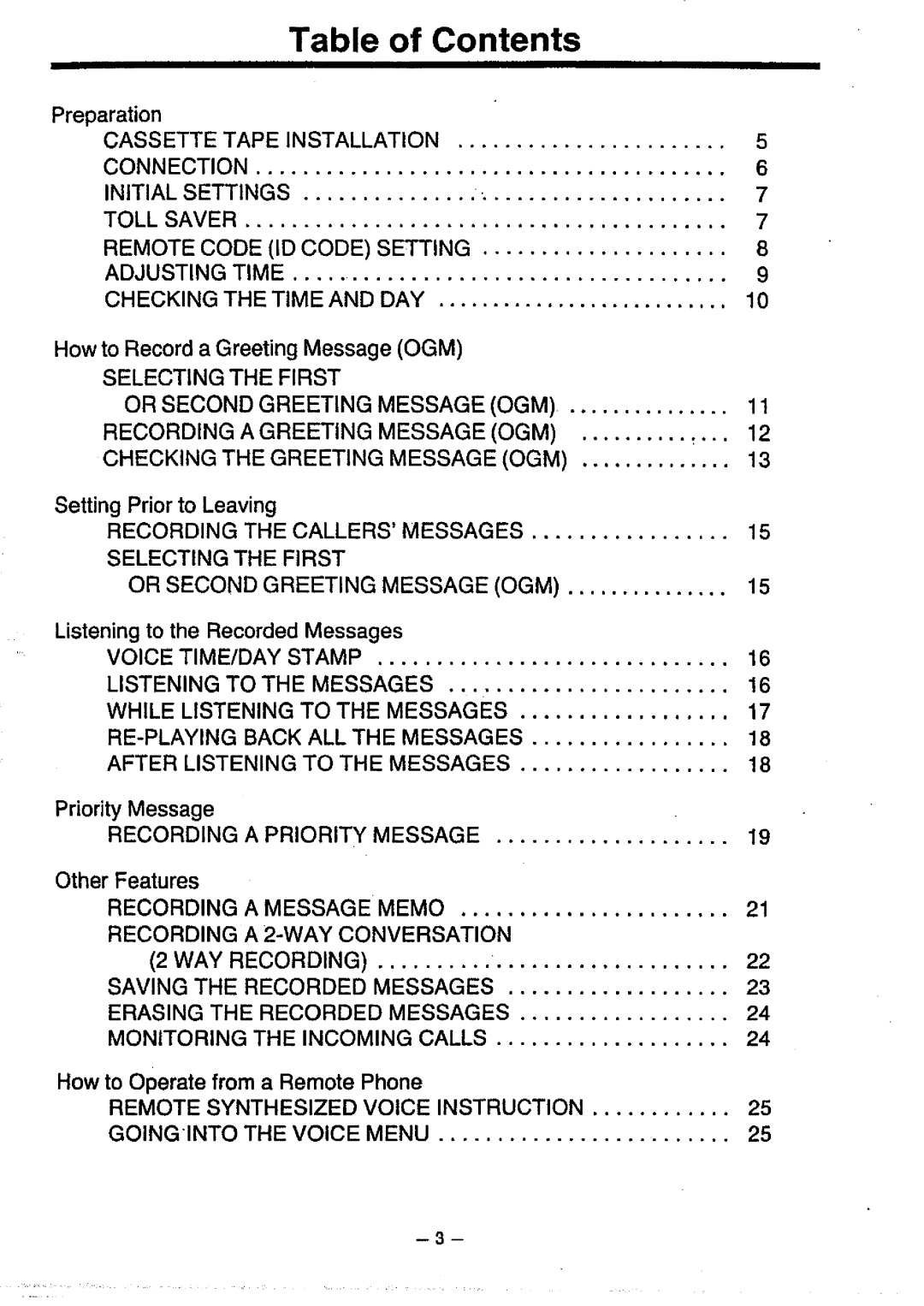 Panasonic KX-T1470BA manual 