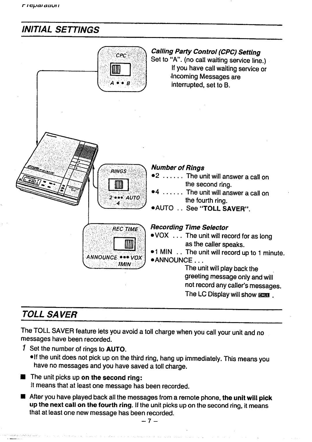 Panasonic KX-T1470BA manual 