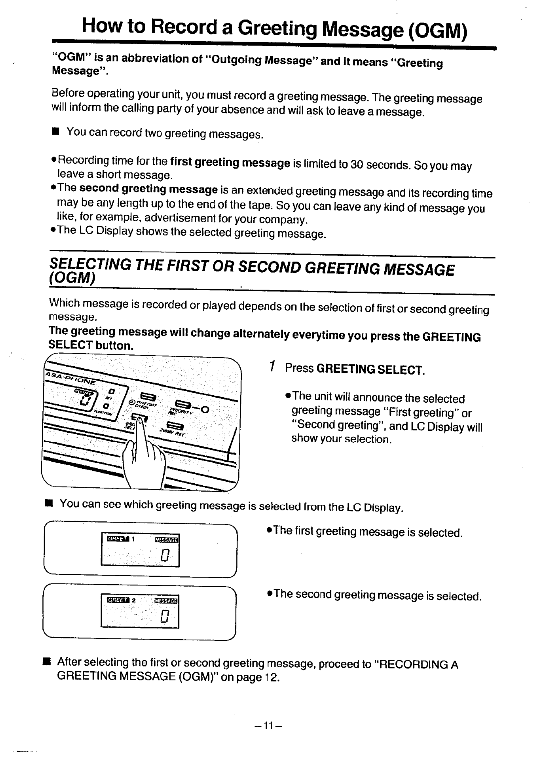 Panasonic KX-T1470BA manual 