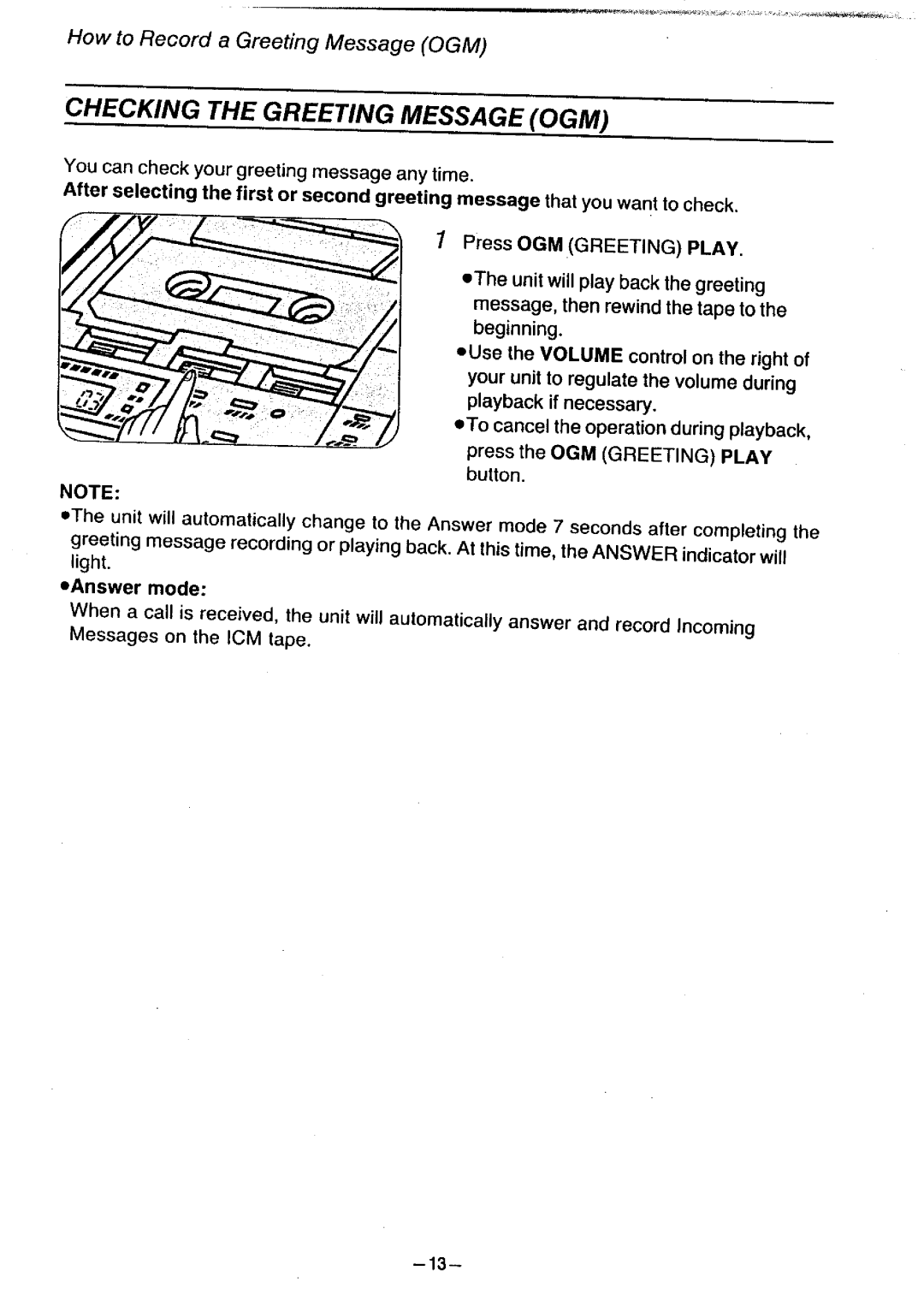 Panasonic KX-T1470BA manual 