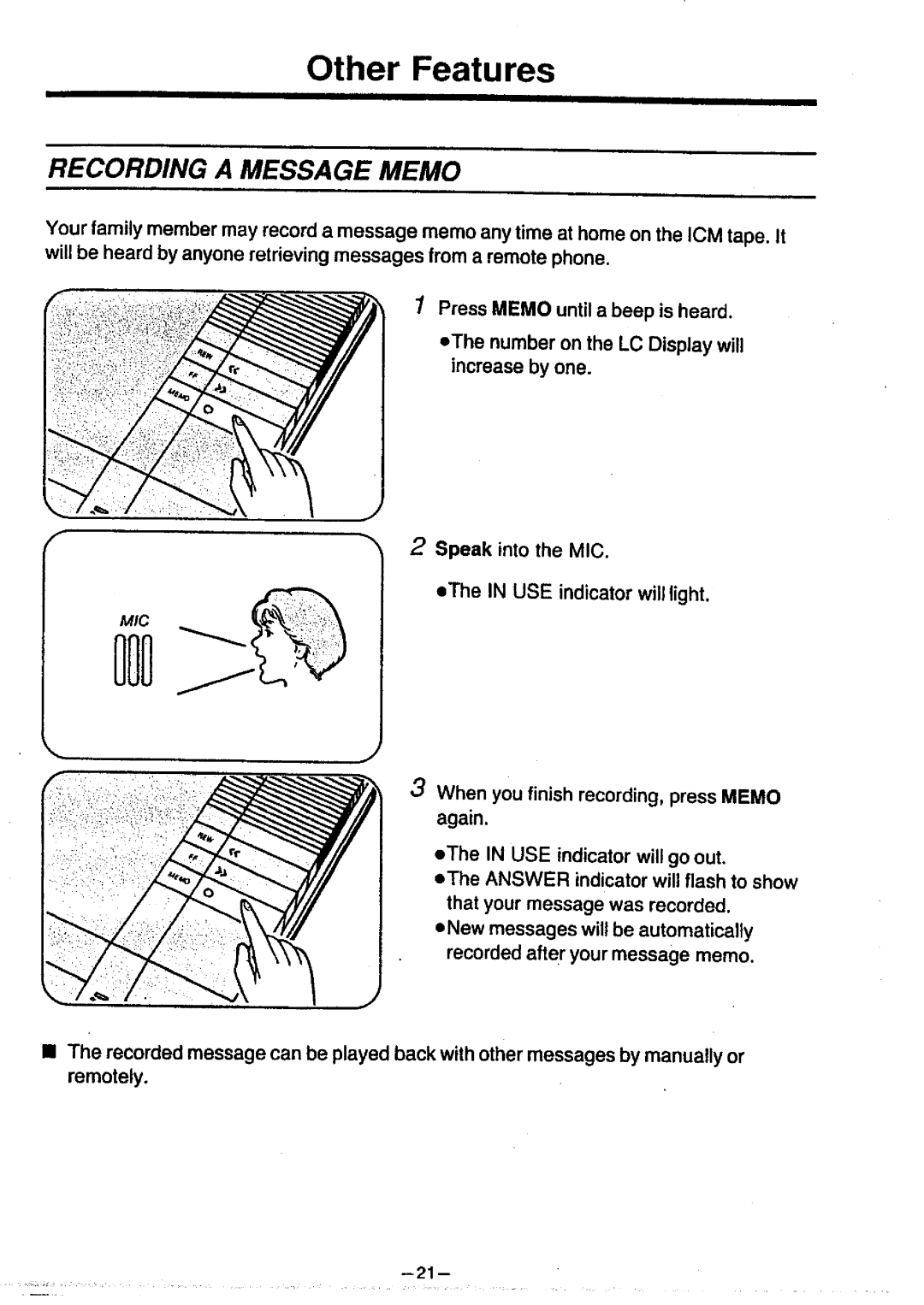 Panasonic KX-T1470BA manual 