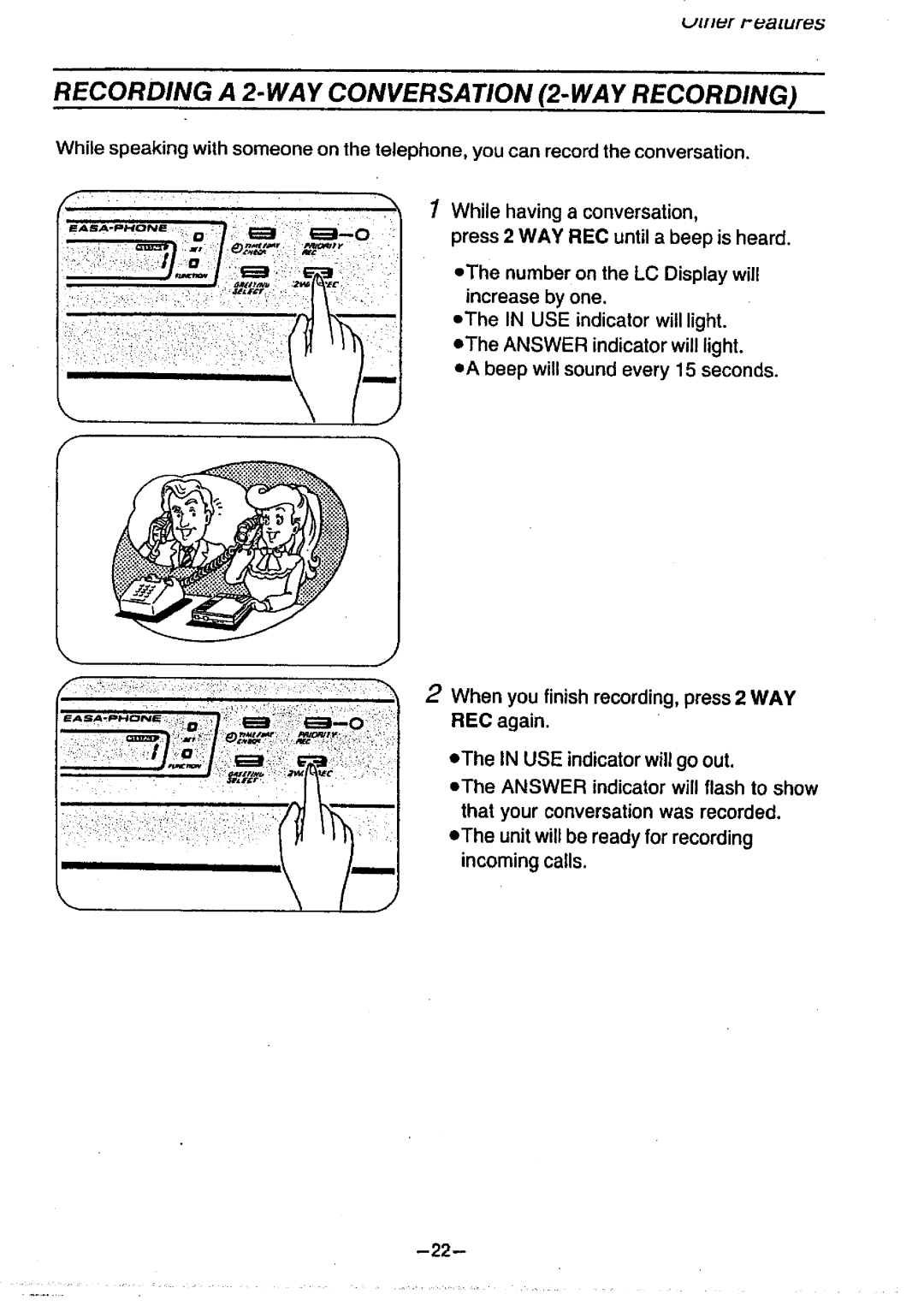 Panasonic KX-T1470BA manual 