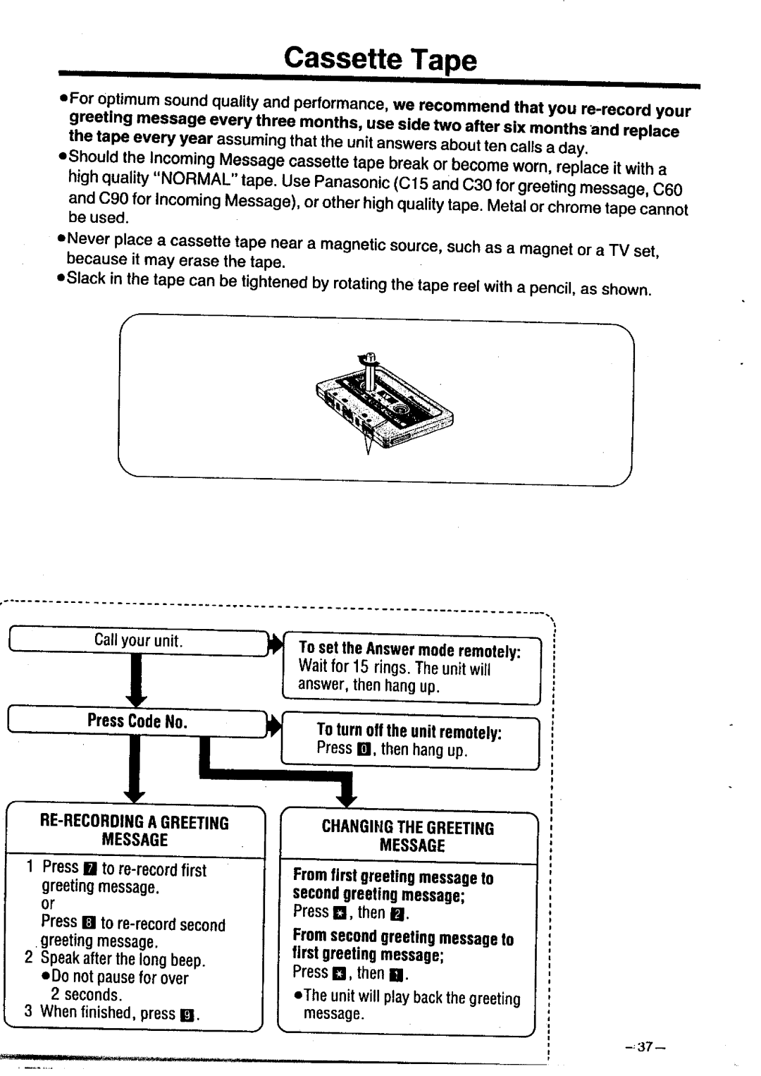 Panasonic KX-T1470BA manual 