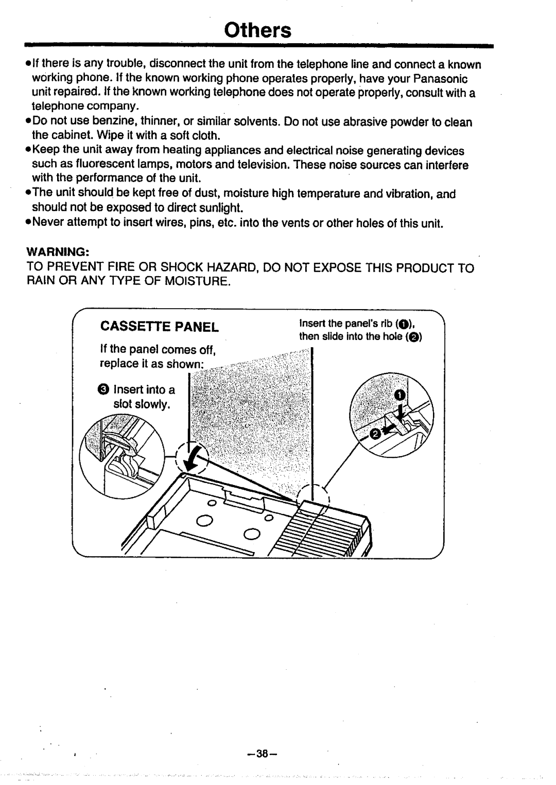 Panasonic KX-T1470BA manual 