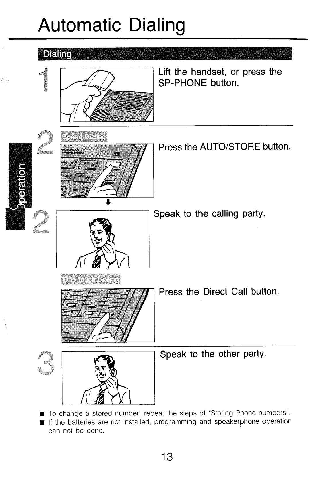 Panasonic KX-T2315 manual Automatic Dialing 