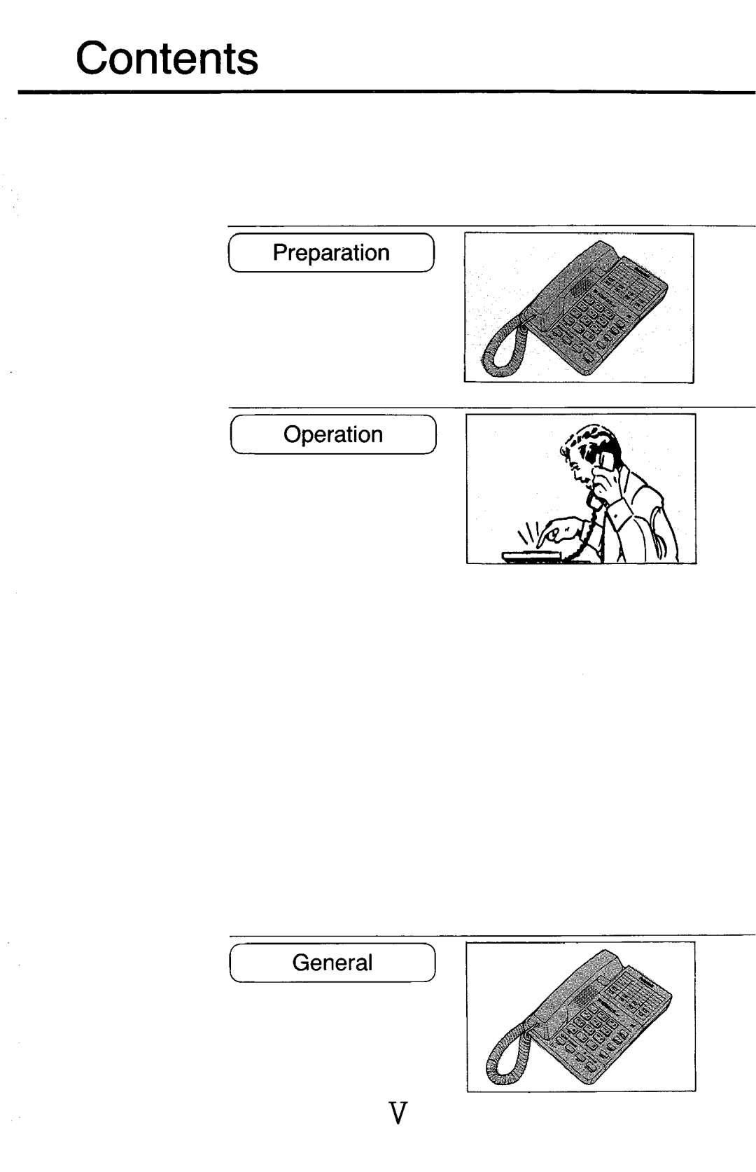 Panasonic KX-T2315 manual Contents 