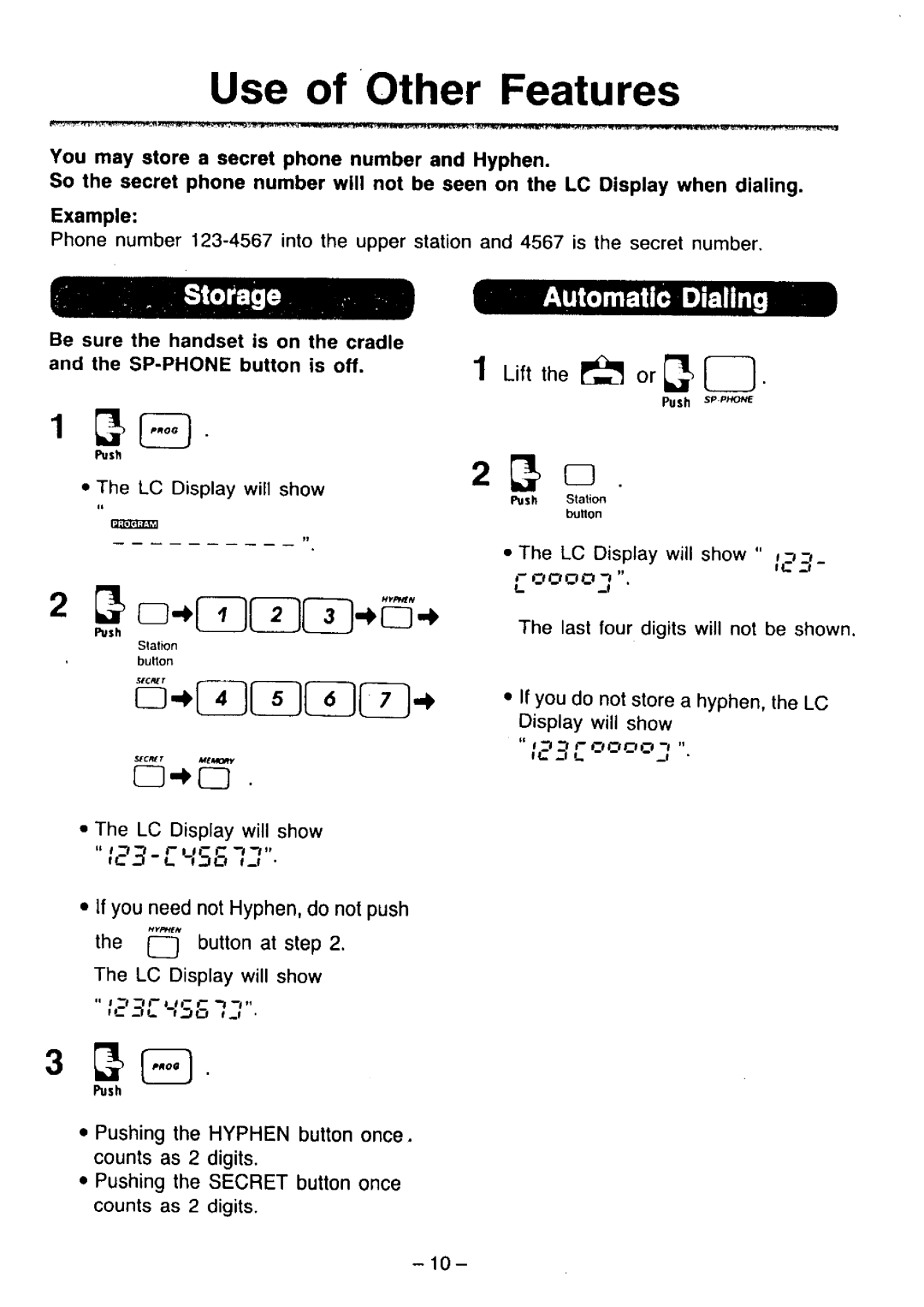 Panasonic KX-T2365A manual 